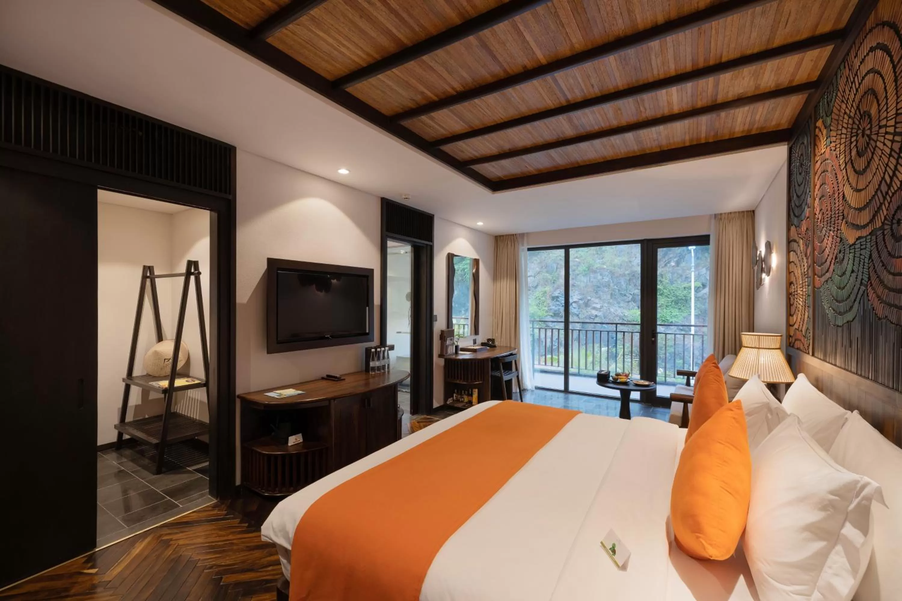 Shower, Bed in Amiana Resort Nha Trang