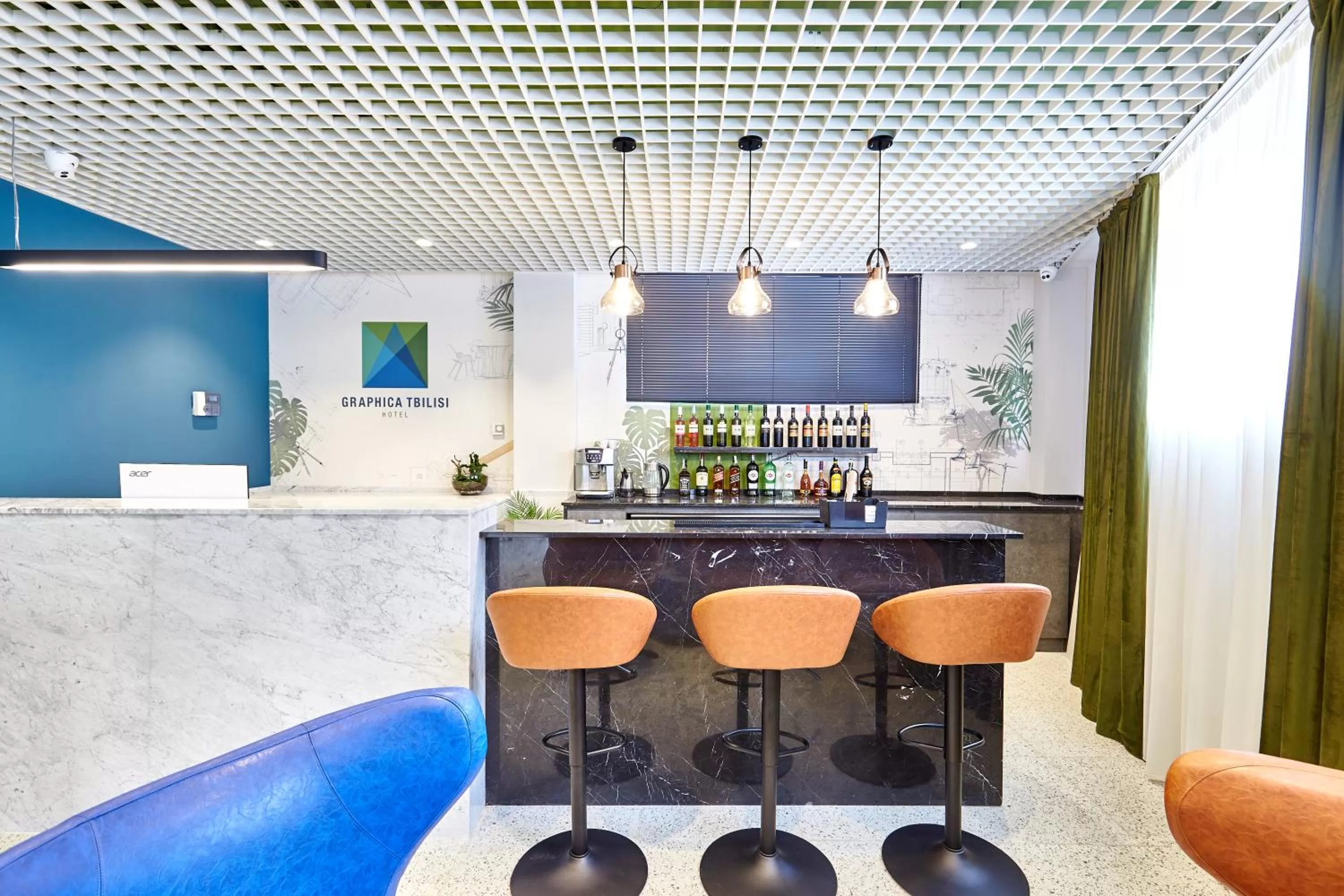 Lounge or bar in Graphica Tbilisi Hotel