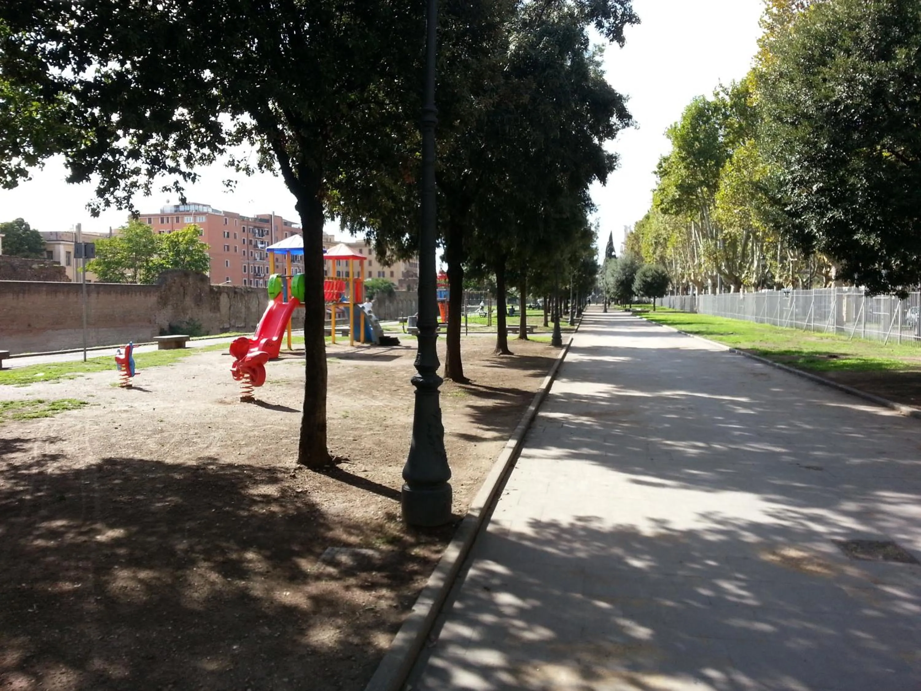 Area and facilities in Domus Sessoriana