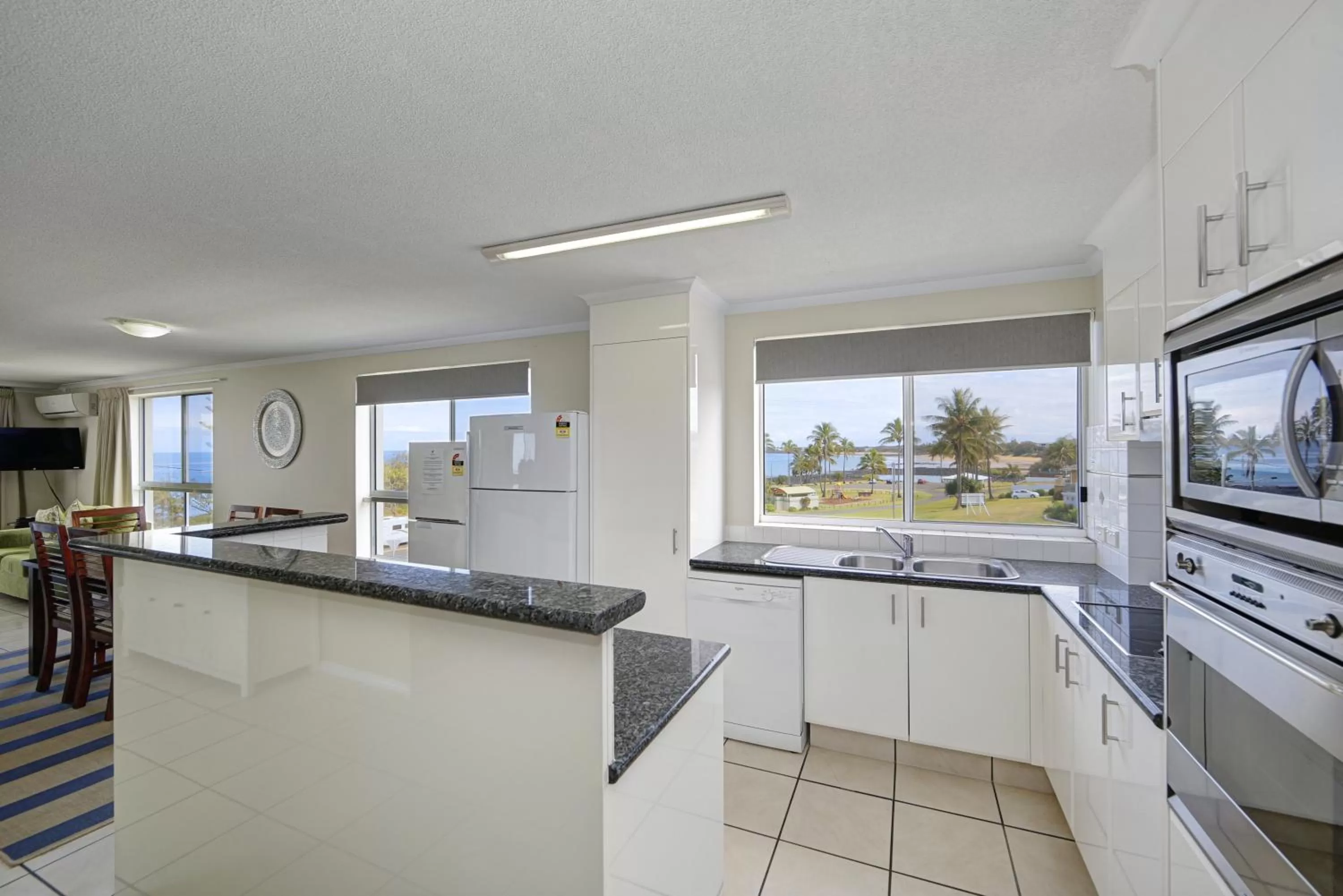 Kitchen or kitchenette in Bargara Blue Resort