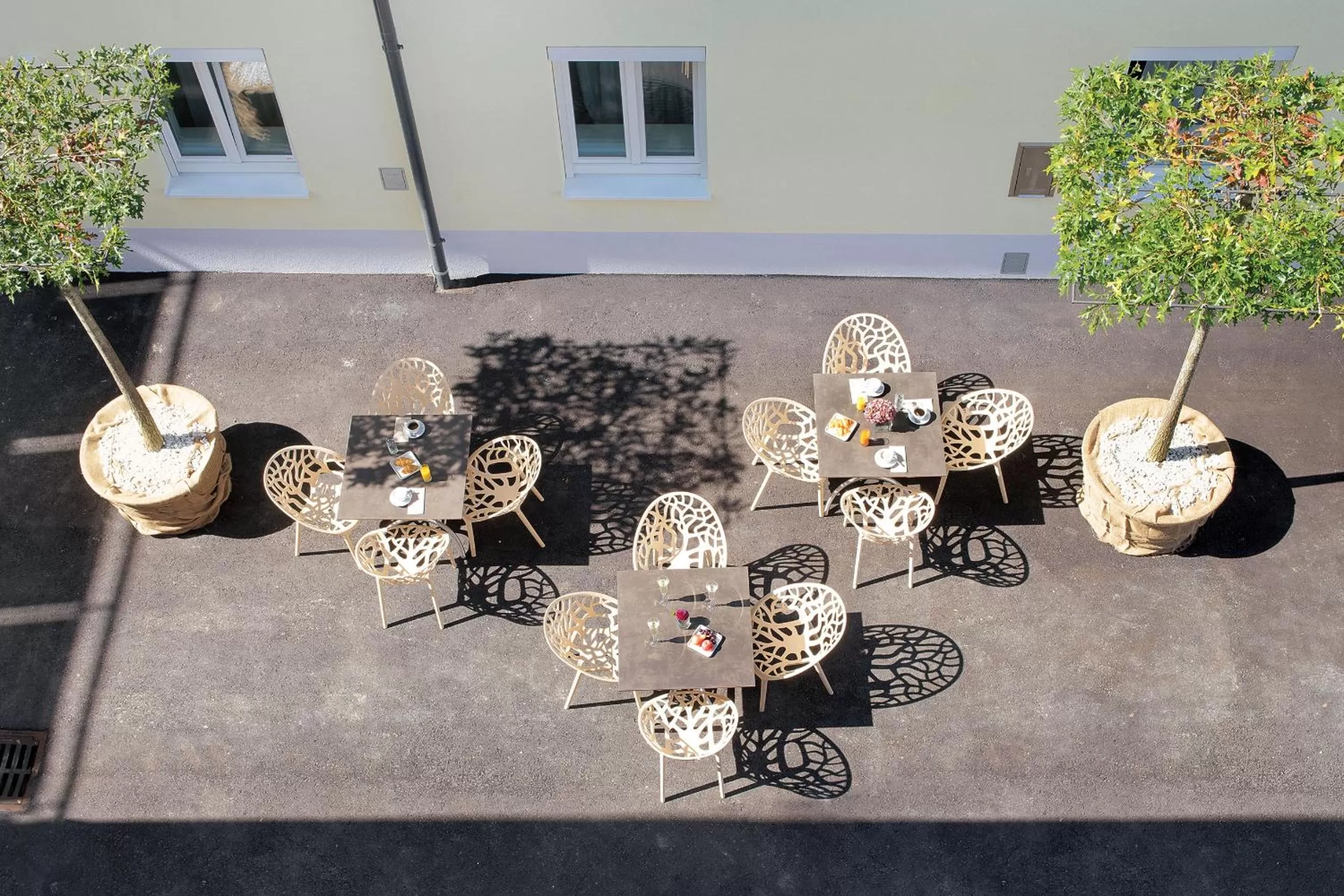 Patio in Stadthotel Oberndorf