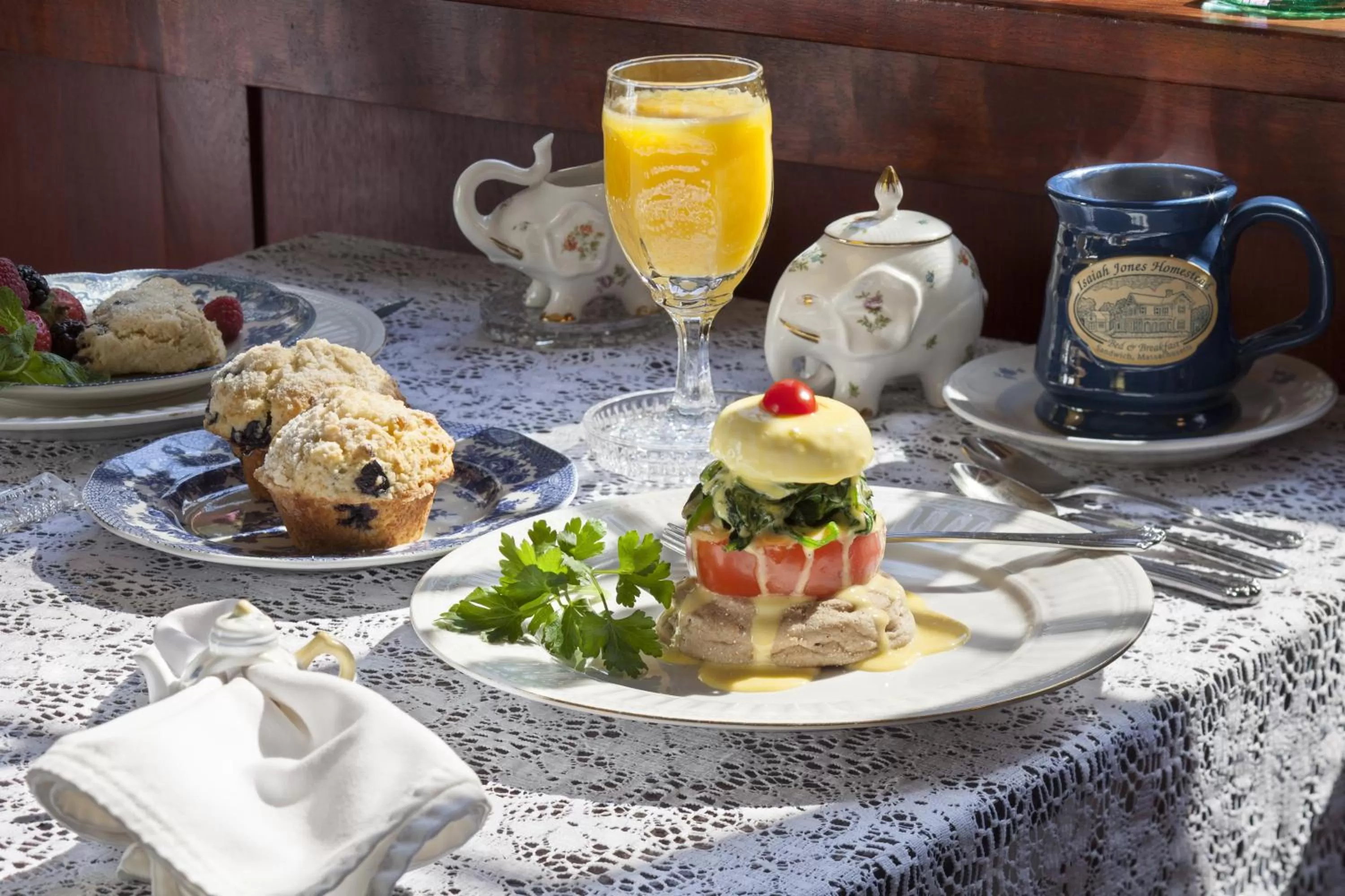 Food close-up in Isaiah Jones Homestead Bed and Breakfast