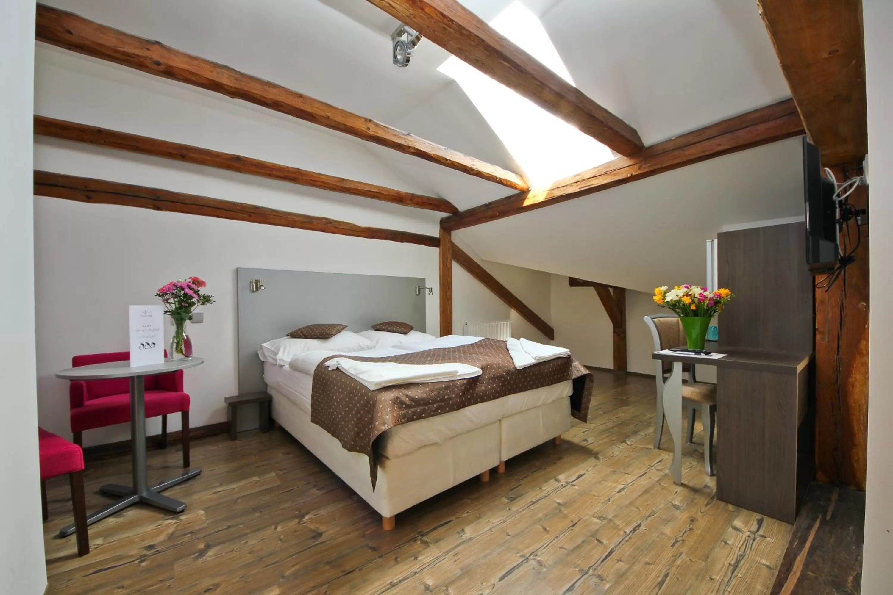 Bed in Hotel U Tří hrušek suites & apartments