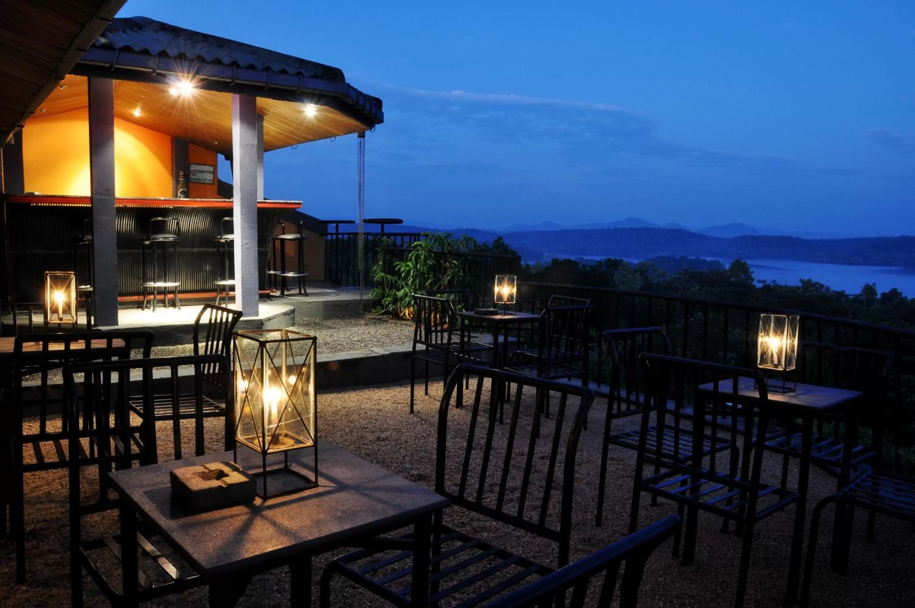 Patio in Lavendish Lake Giritale - Former Giritale Hotel