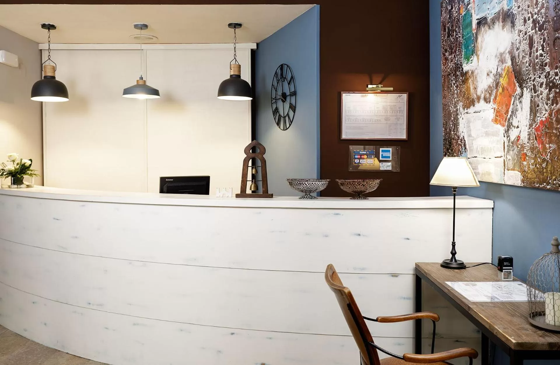 Lobby or reception in Hotel Jakue