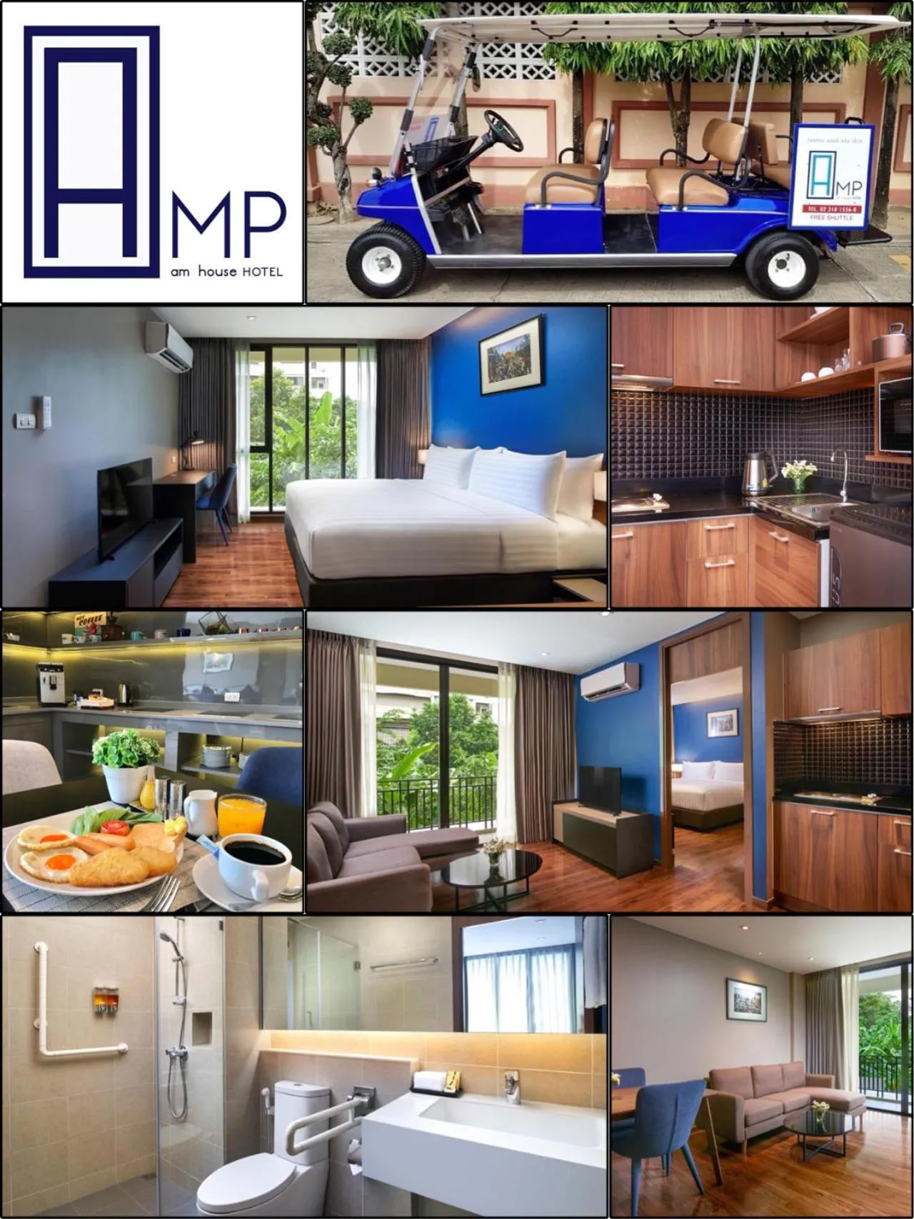 Bed in Amp Am House Bangkok Hotel