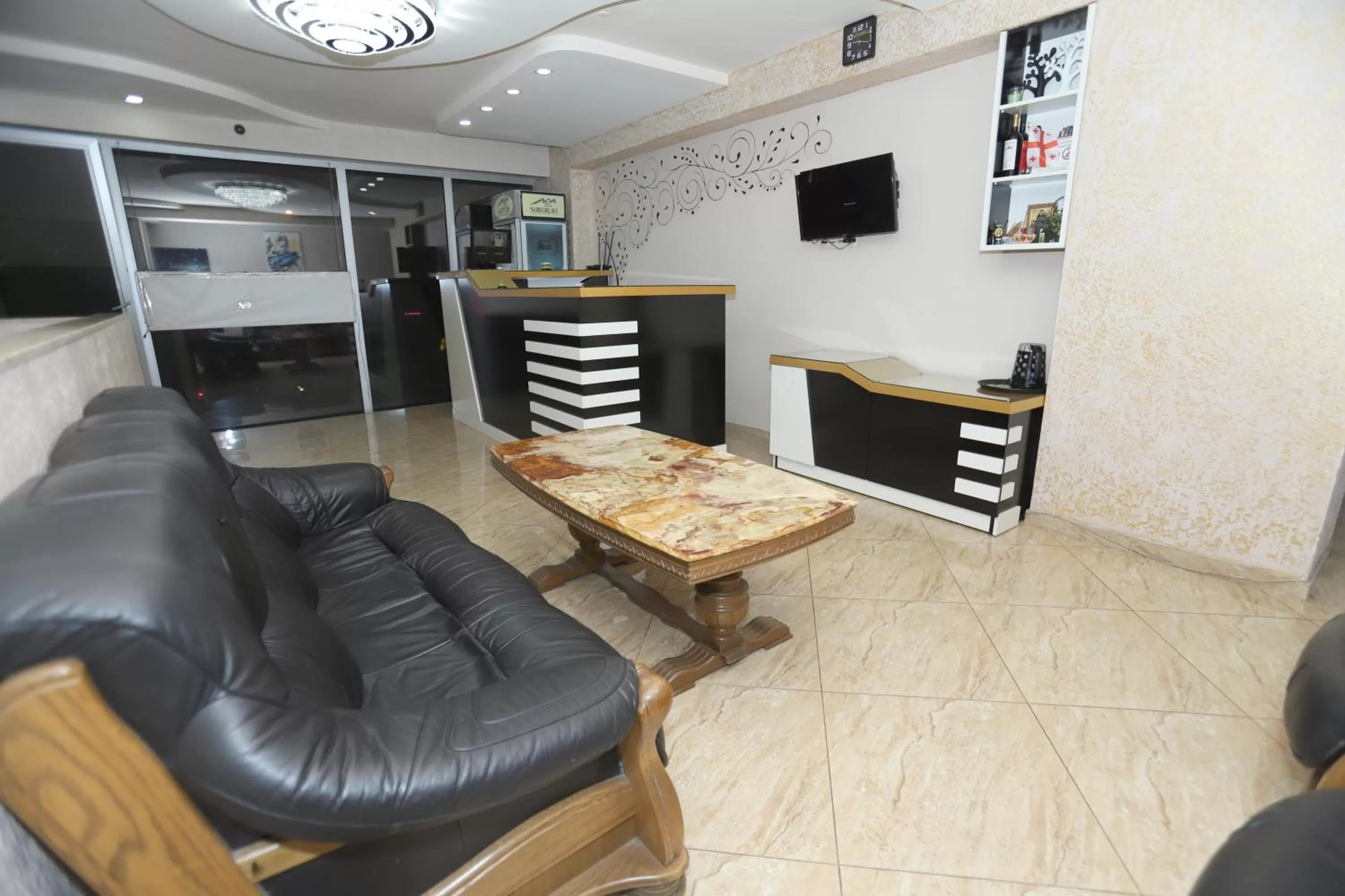 Communal lounge/ TV room in The K Tbilisi