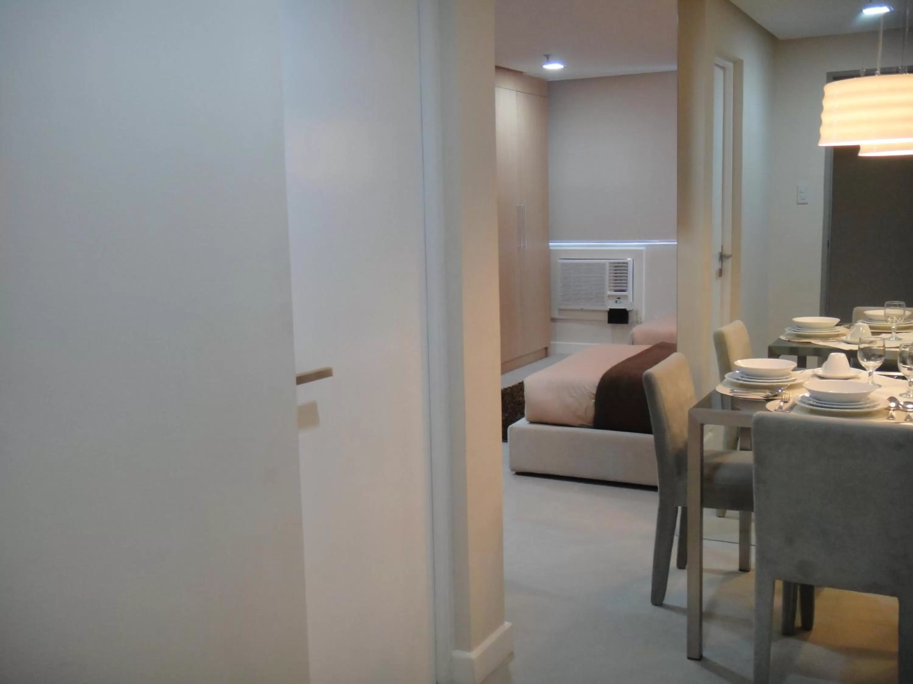 Dining area in BSA Twin Towers