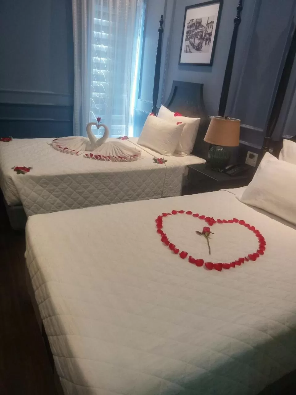 Decorative detail, Bed in The Exquisite HaLong Hotel