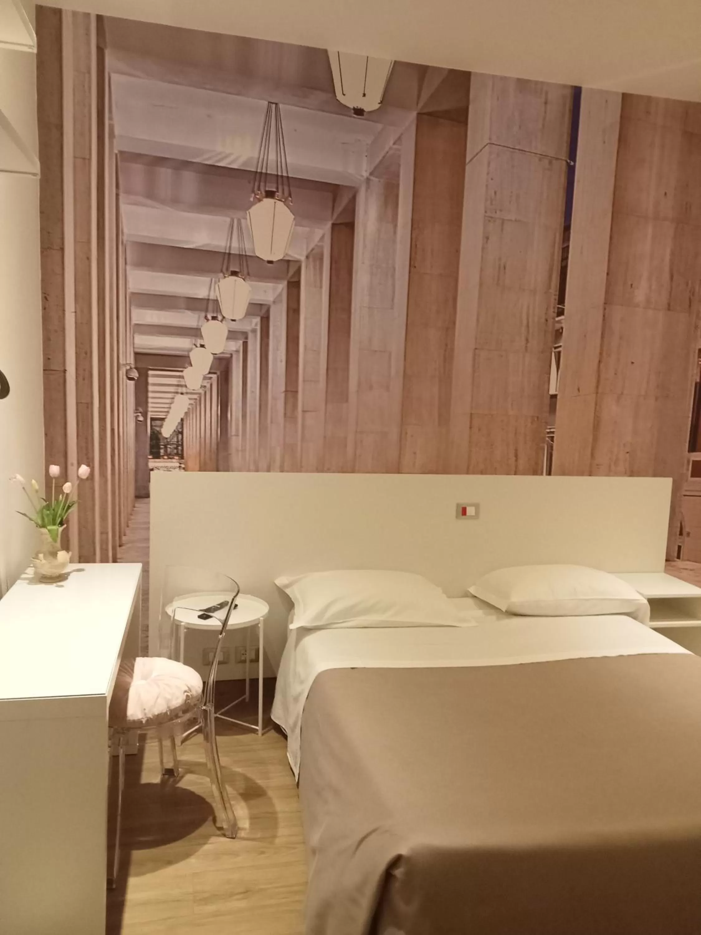 Bed in Hotel Porta Rivera