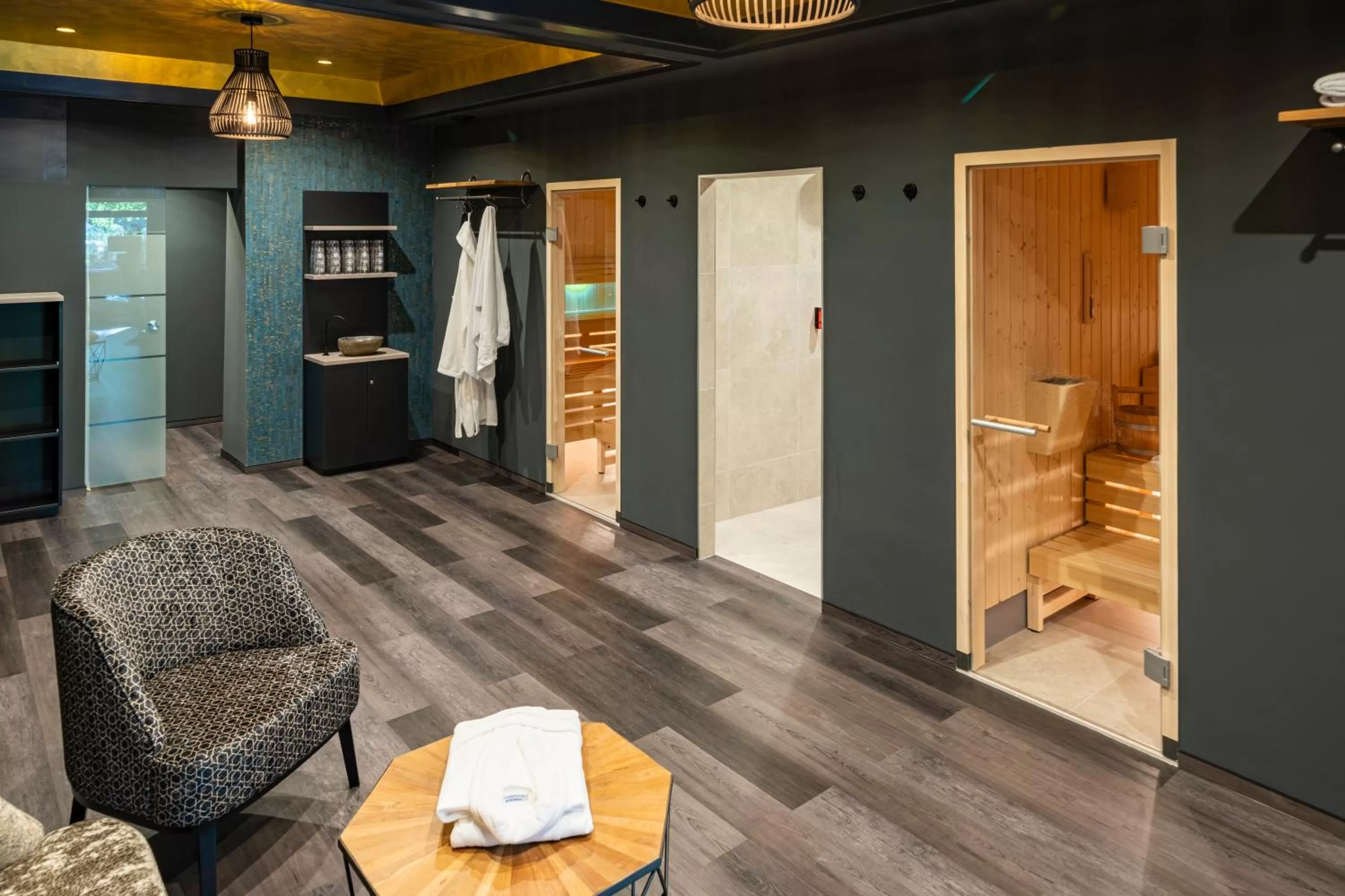 Sauna in Waldhotel Riesebusch