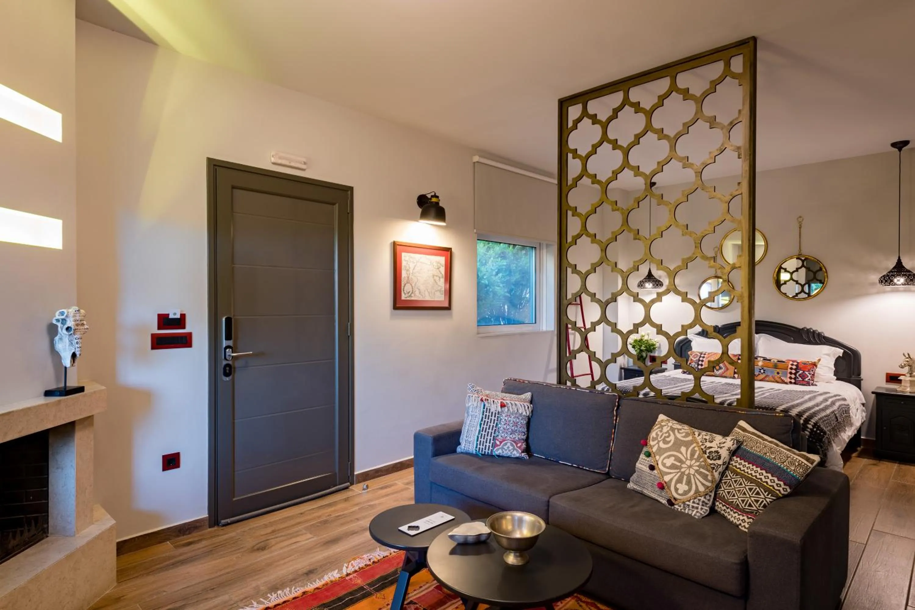 Living room in Anthemion Suites and Villas