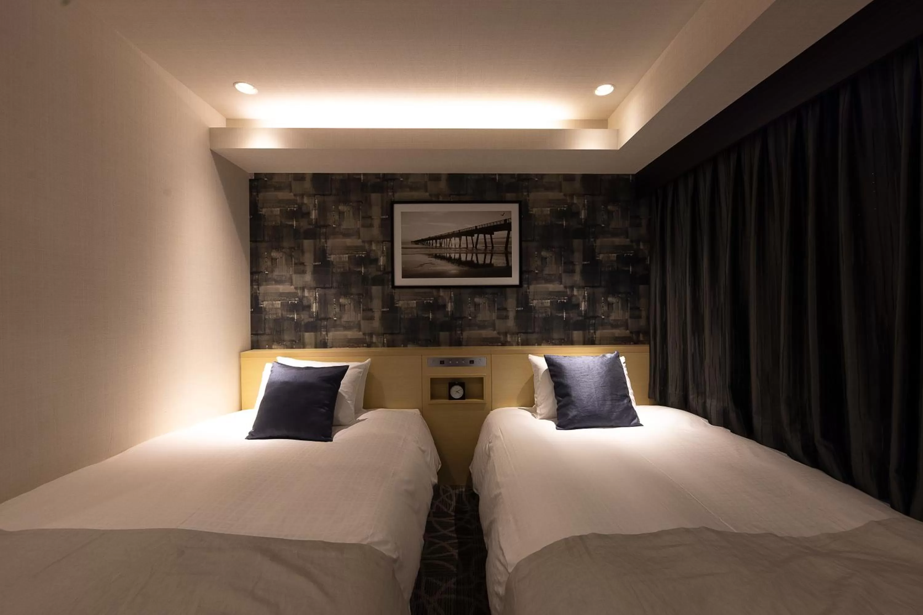 Bed in Hotel Actel Nagoya Nishiki