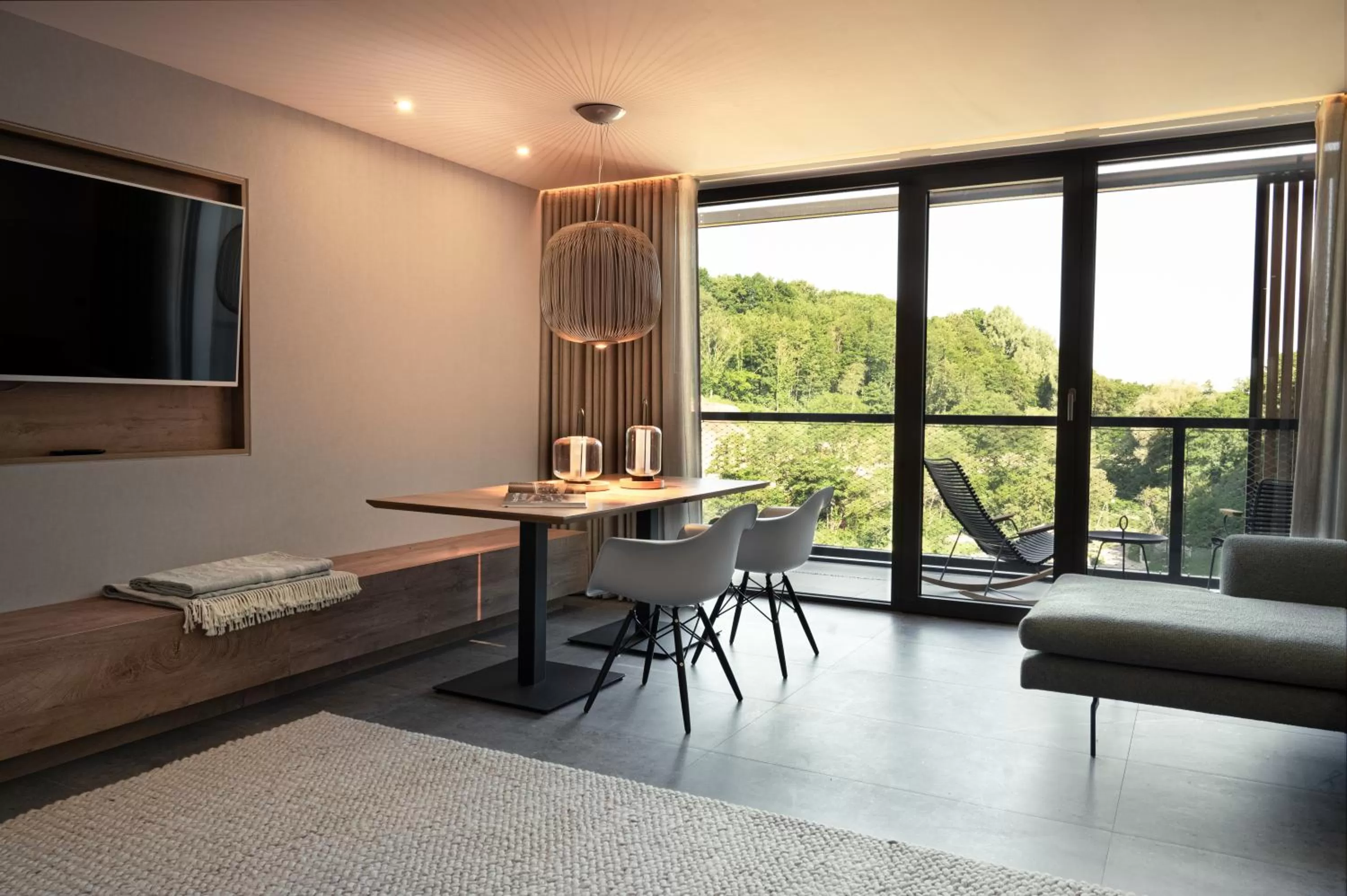 Living room in Hotel VierJahreszeiten am Seilersee