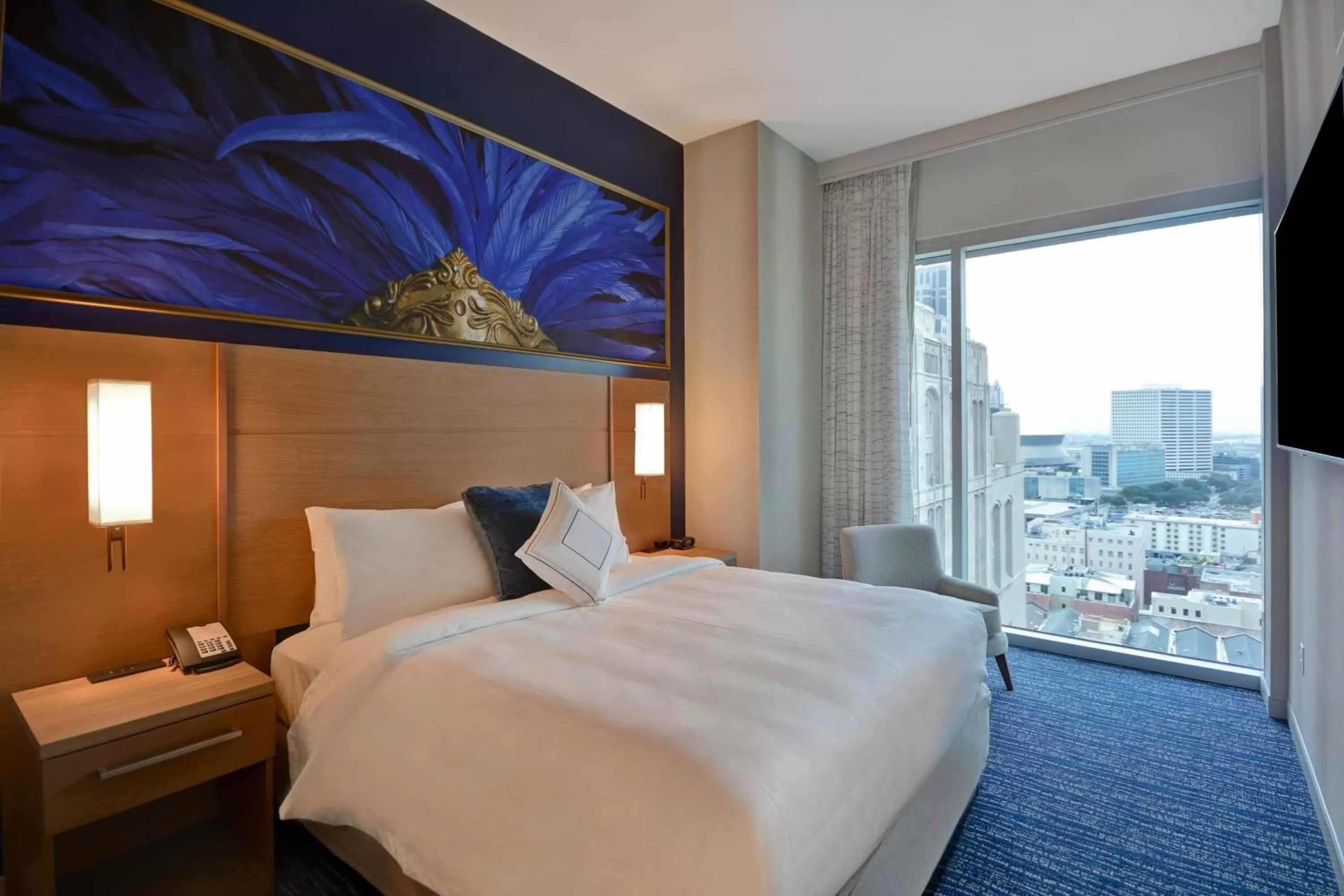 Bedroom, Bed in Residence Inn by Marriott New Orleans French Quarter Area/Cen B