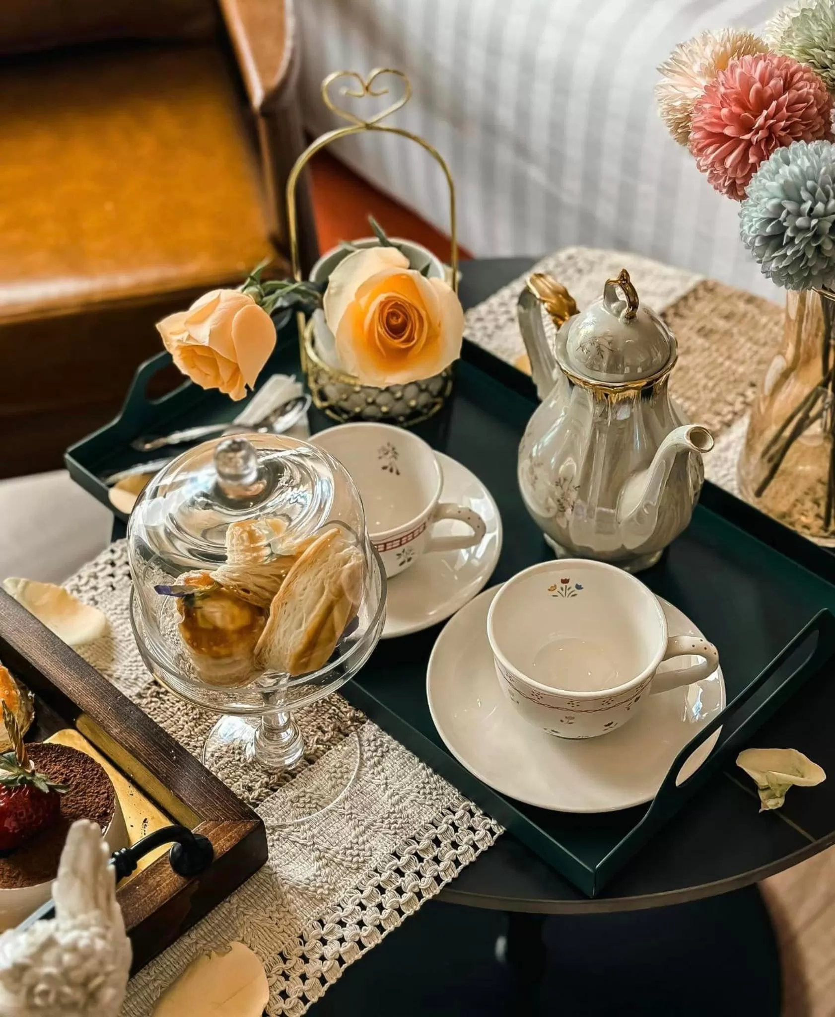 Breakfast in De La Sol Villa Dalat