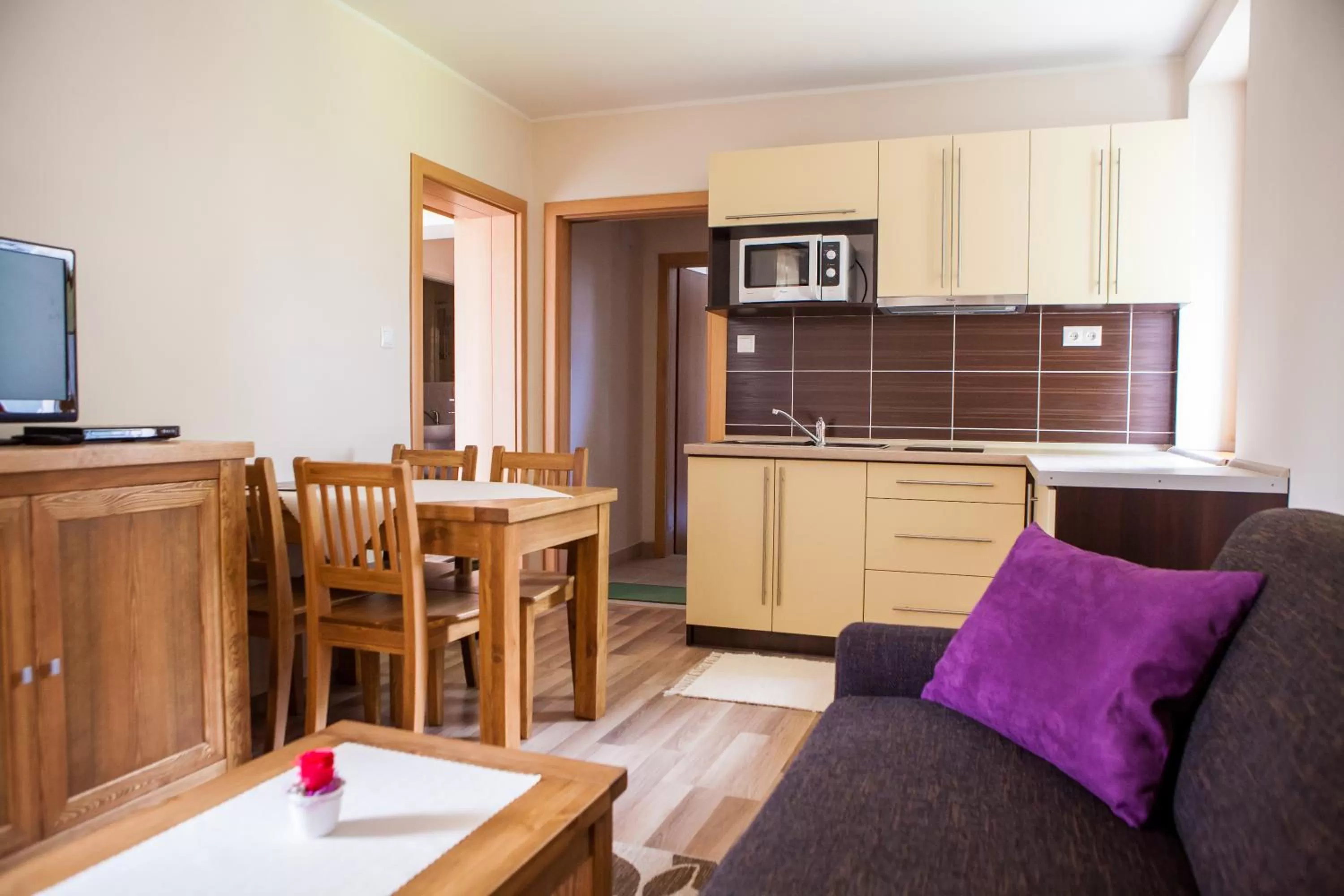 Photo of the whole room, Kitchen/Kitchenette in Apartmany Belianky