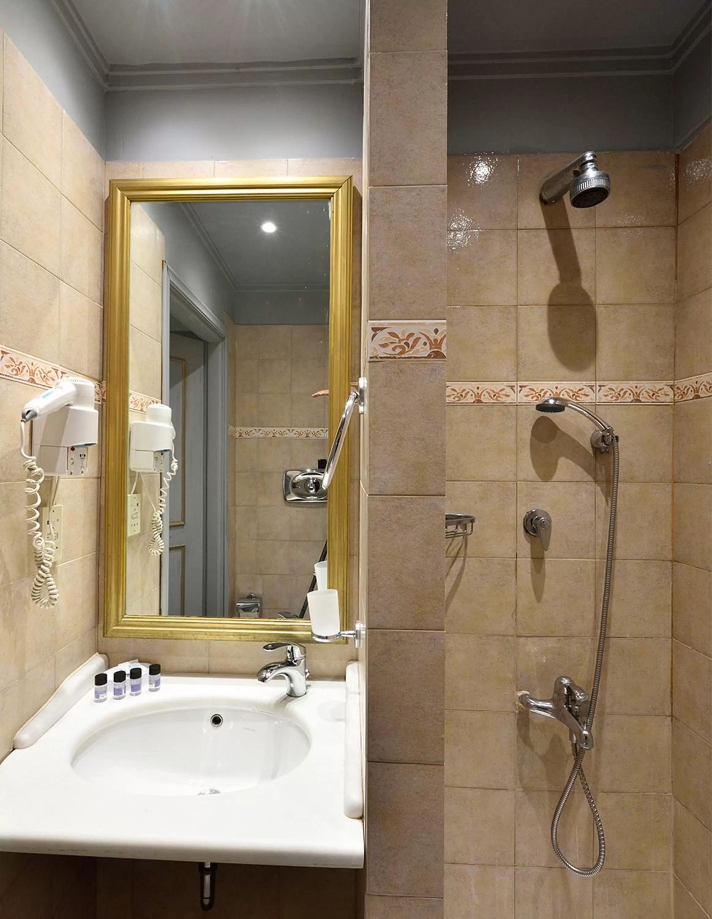 Shower in Le Palace Hotel