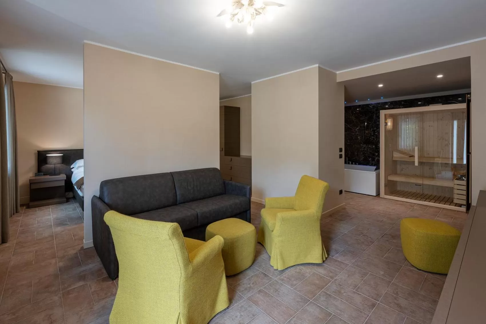 Sauna in Altarocca Wine Resort Adults Only