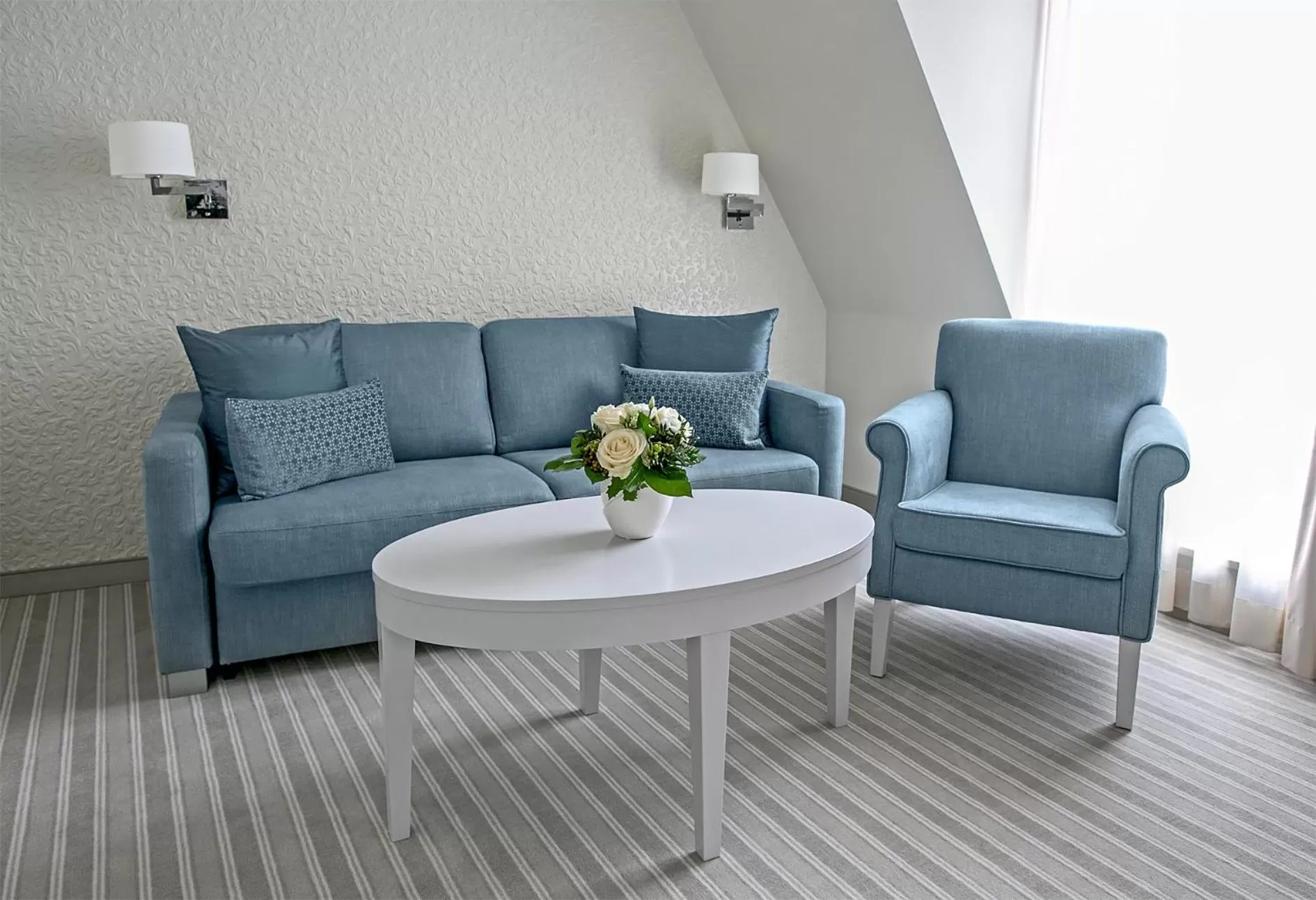 Seating area in Dorint Parkhotel Meißen