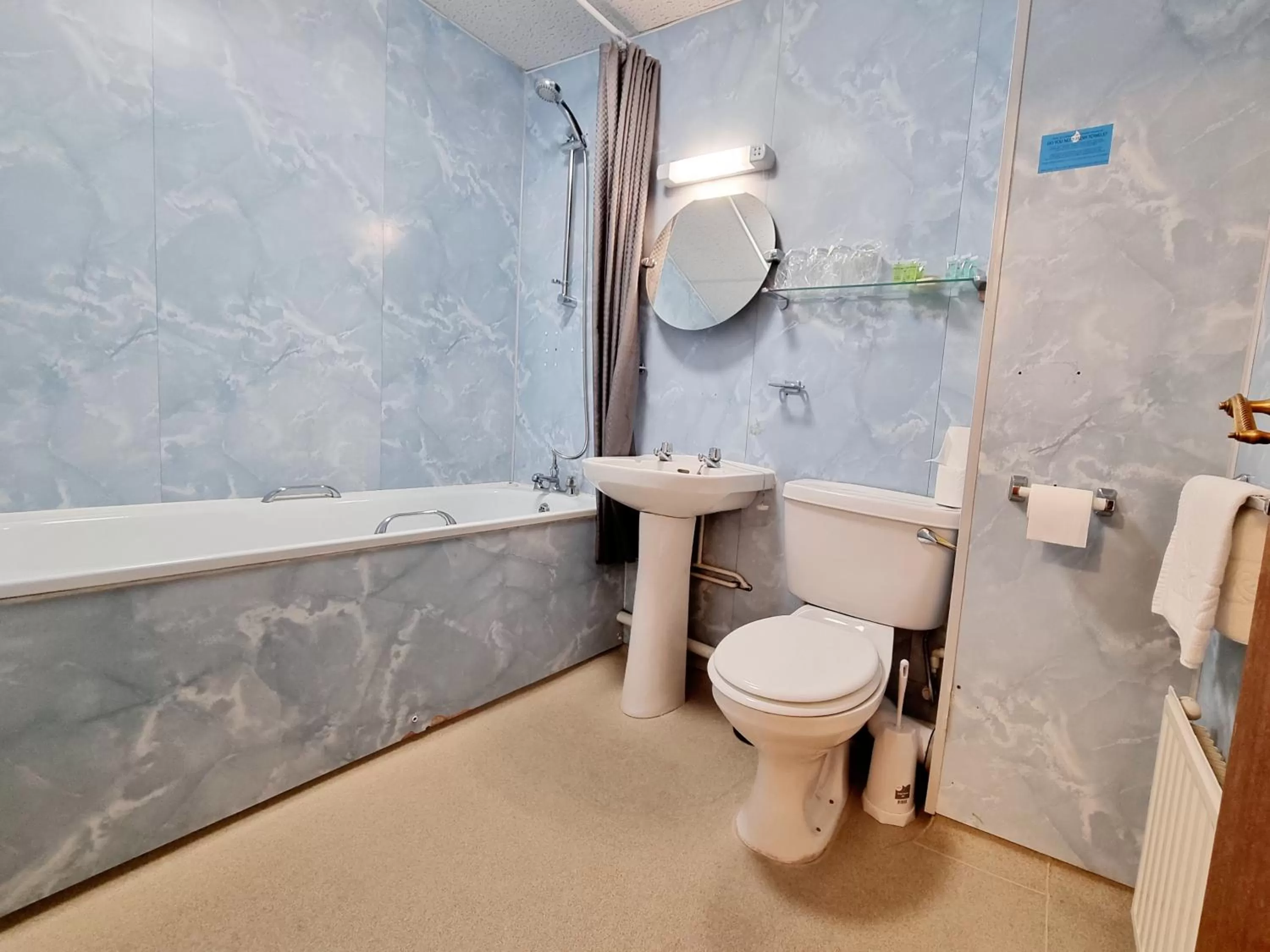 Bathroom in The Sportsmans Inn Limited