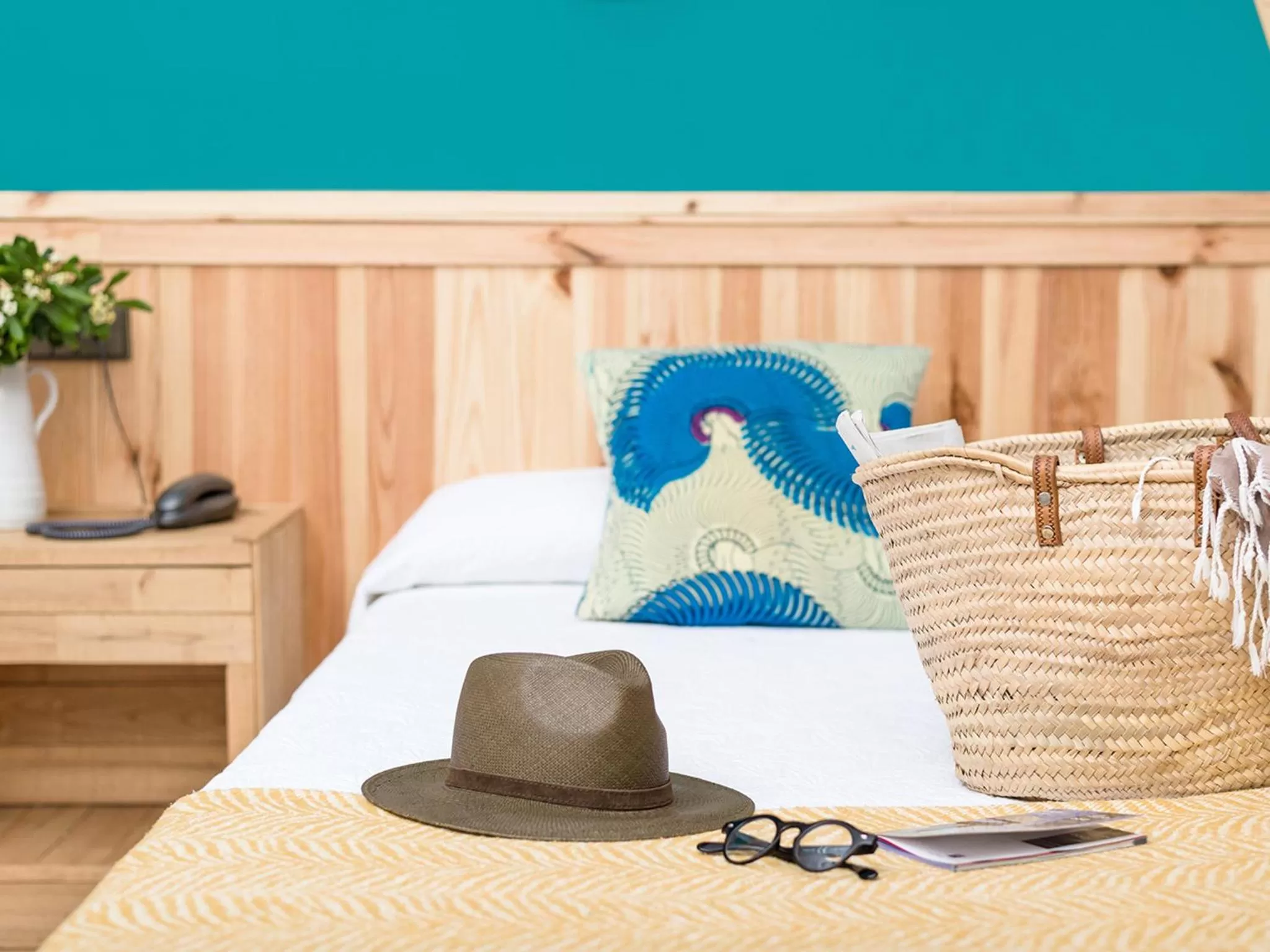 Bed in Hotel San Miguel