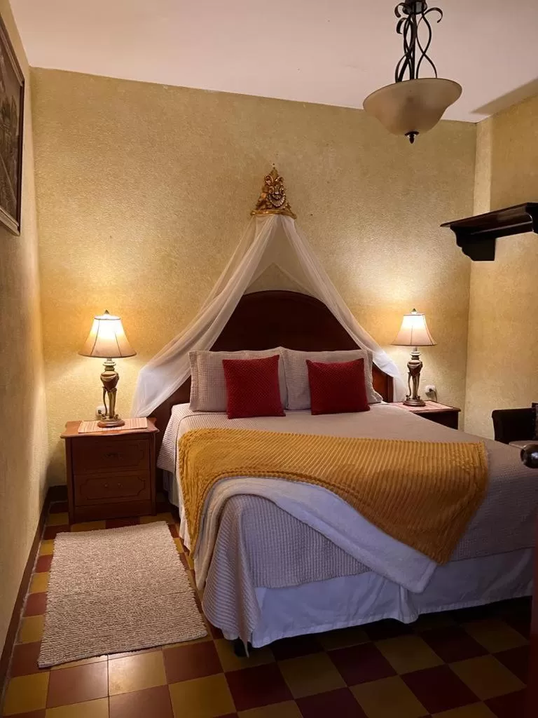 Bed in Hotel Palacio Chico 1948