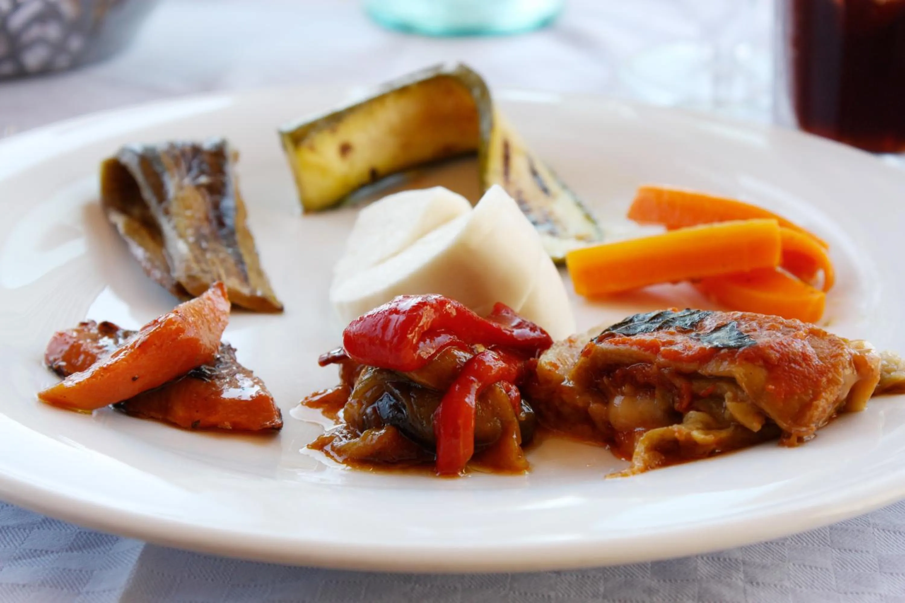 Food close-up in Hotel La Certosa