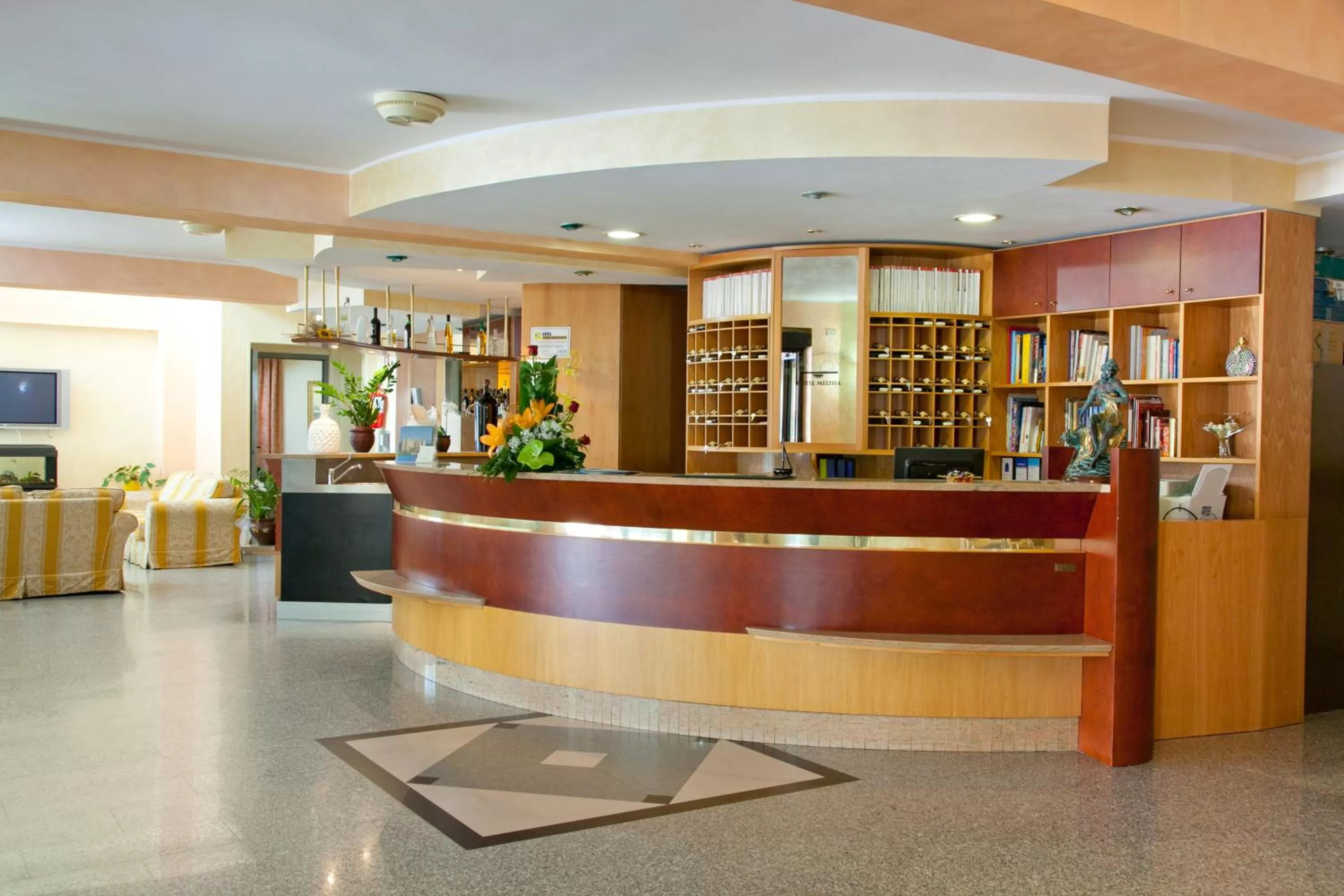 Lobby or reception in Hotel Melissa