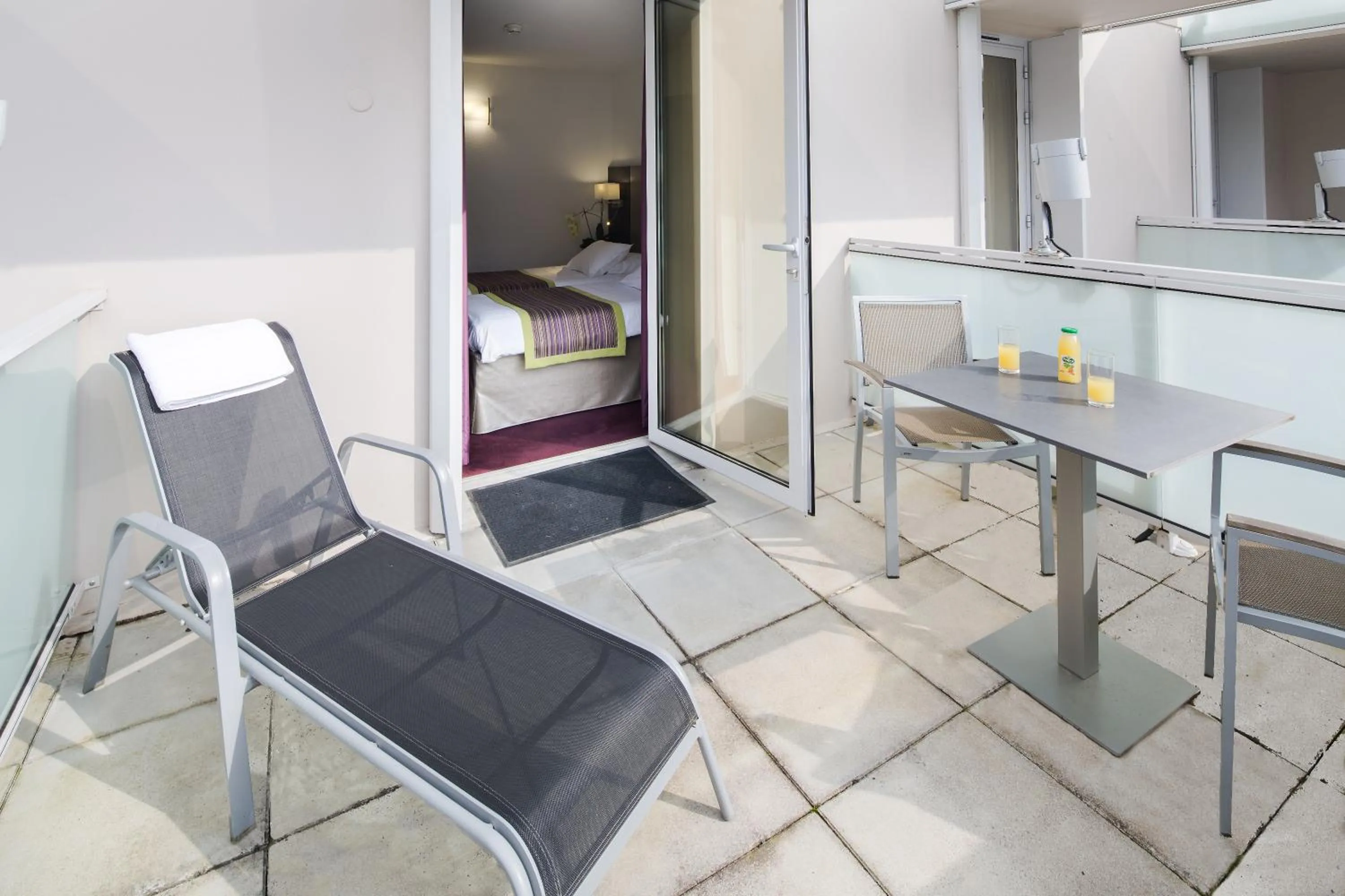 Balcony/Terrace in Hôtel Astrid