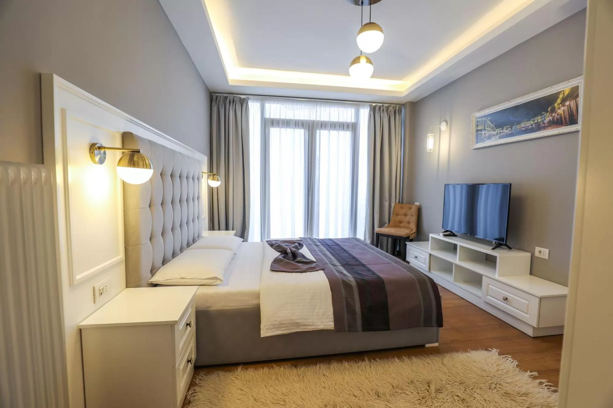 Photo of the whole room, Bed in Bujtina Oxhaku