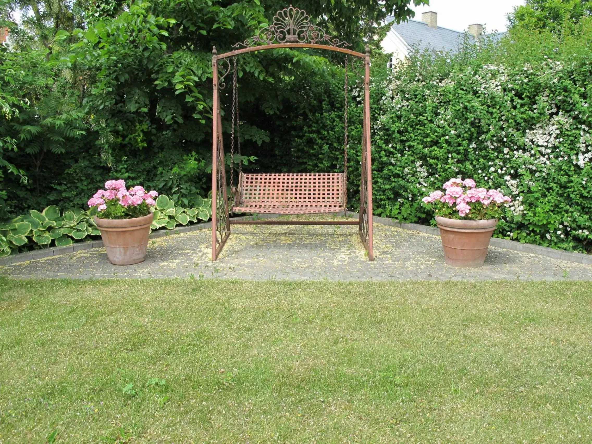 Garden in Birkende Bed and Breakfast