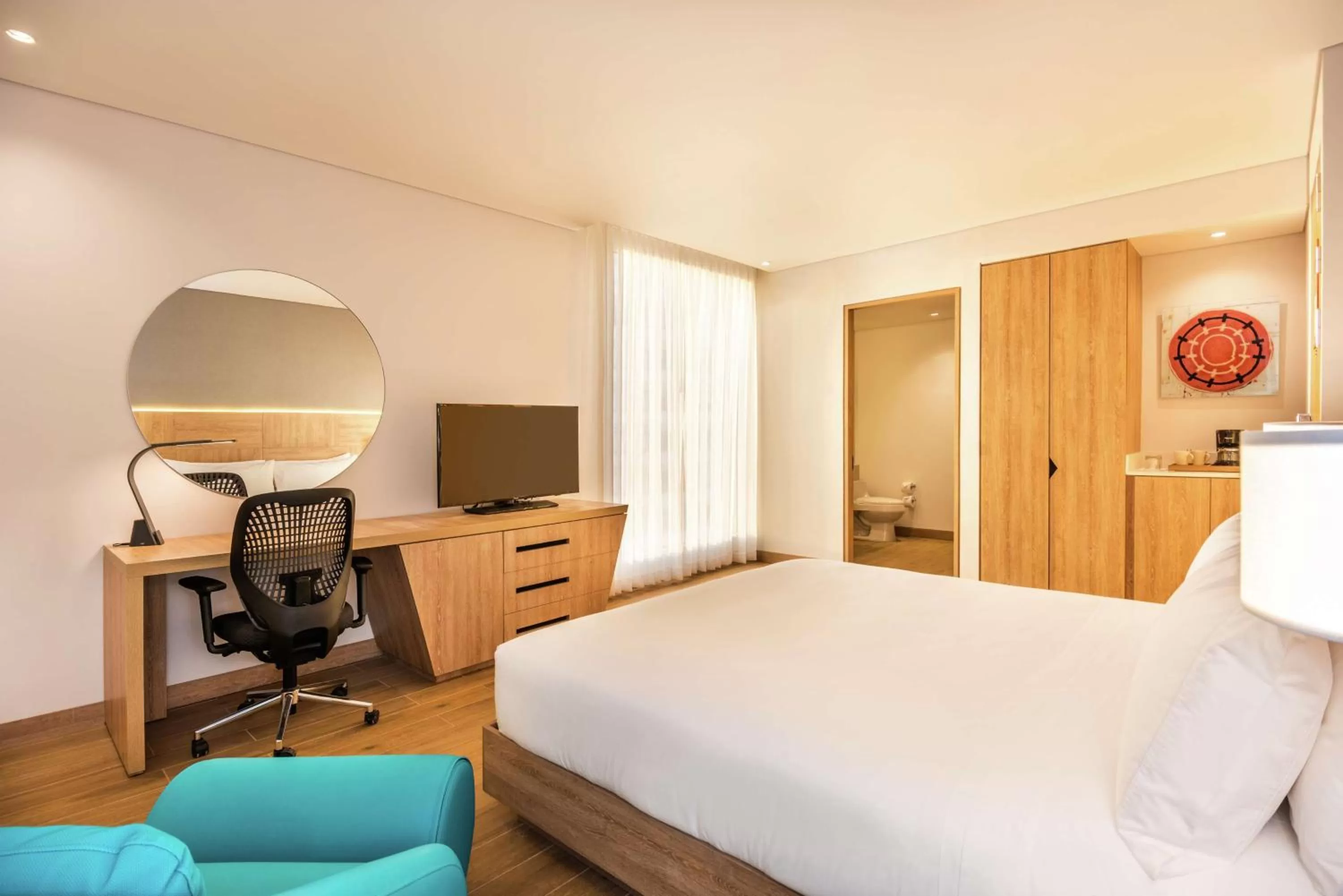 Bedroom, Bed in Hilton Garden Inn Santa Marta