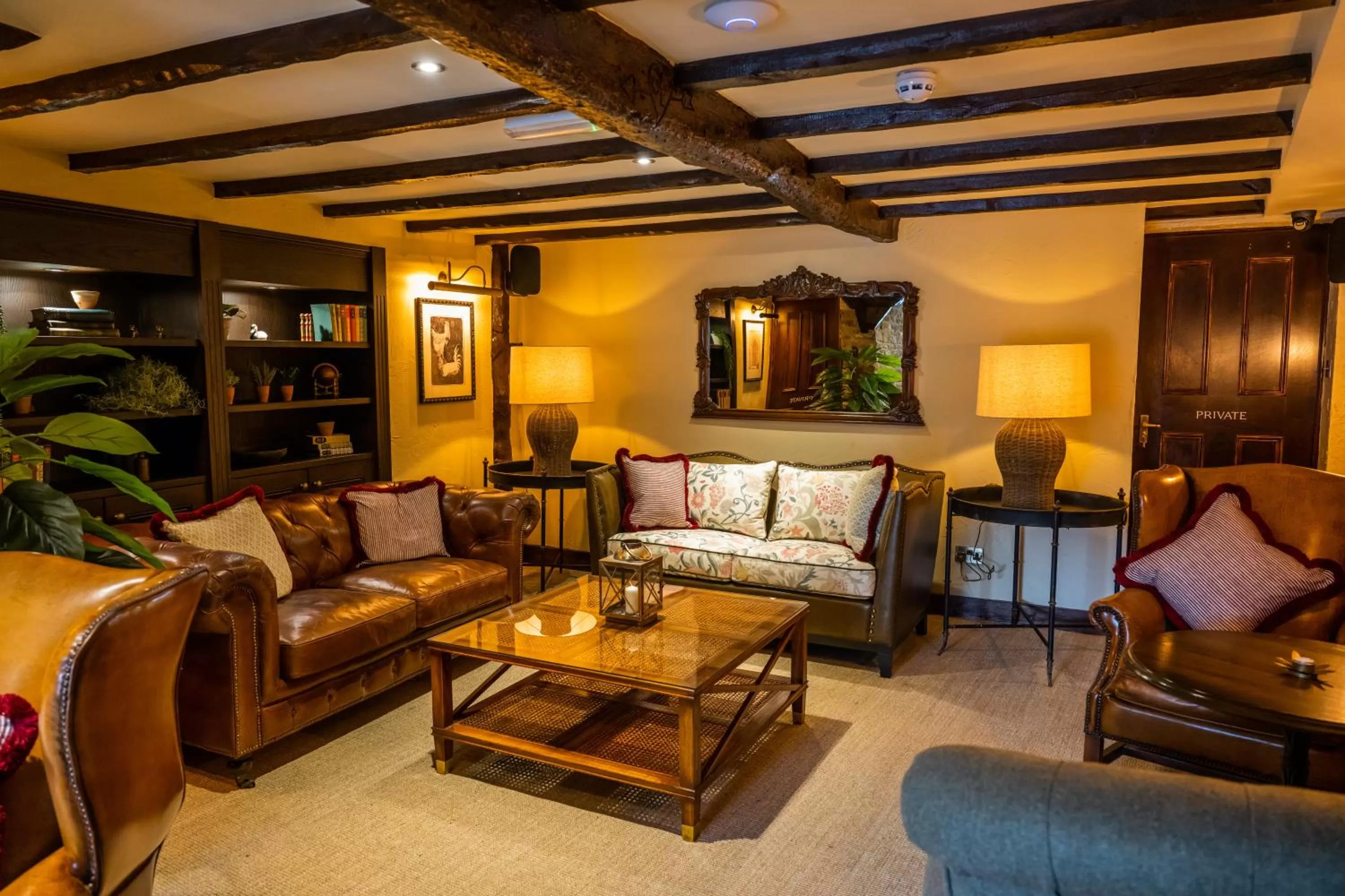 Seating area in Eliot Arms