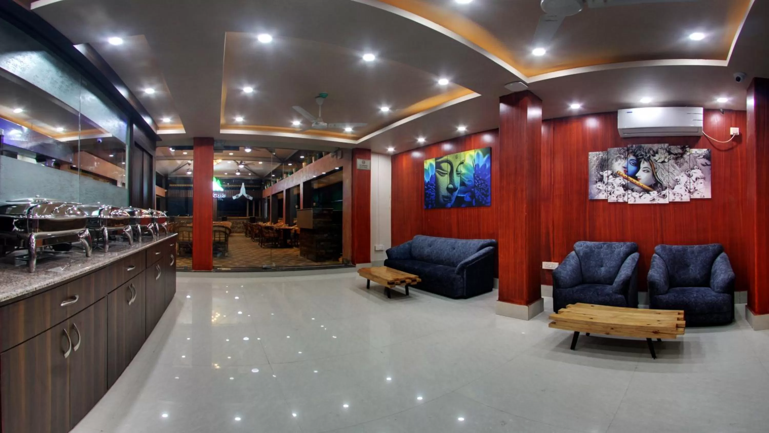 Breakfast, Lobby/Reception in Bharalu Residency