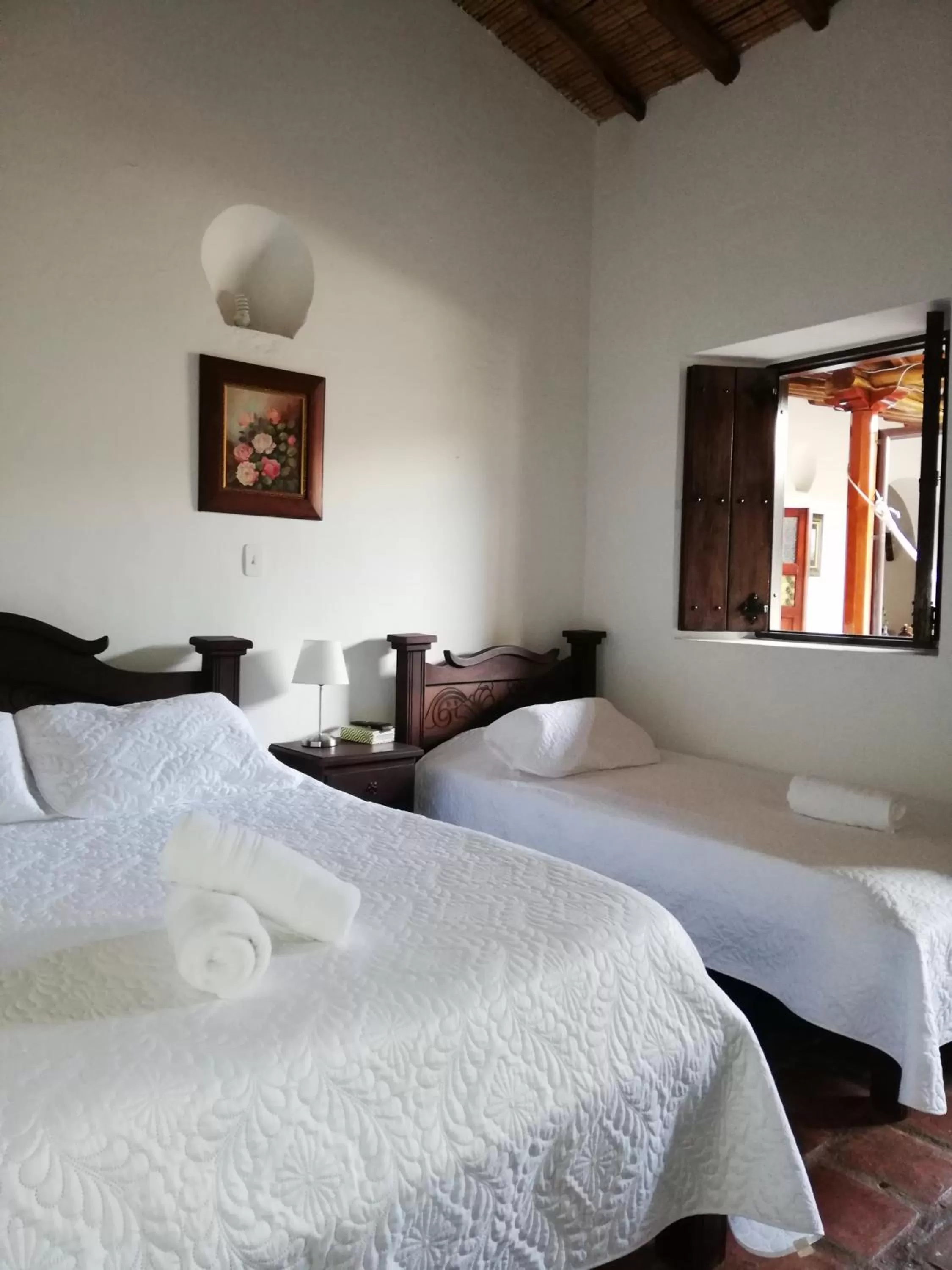 Bed in Hotel Casa Claustro De Zapatoca