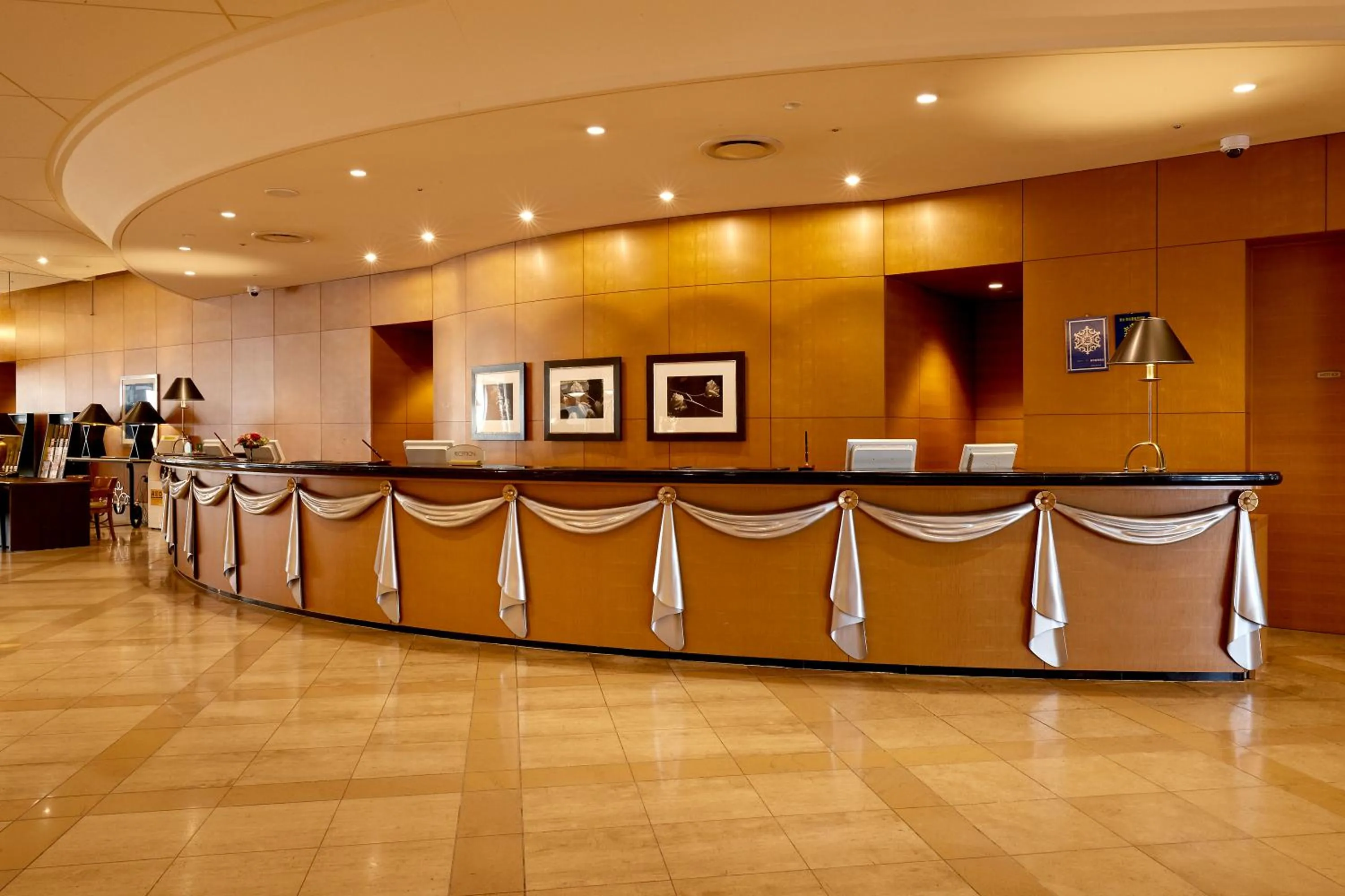 Lobby or reception in Miyako Hotel Gifu Nagaragawa