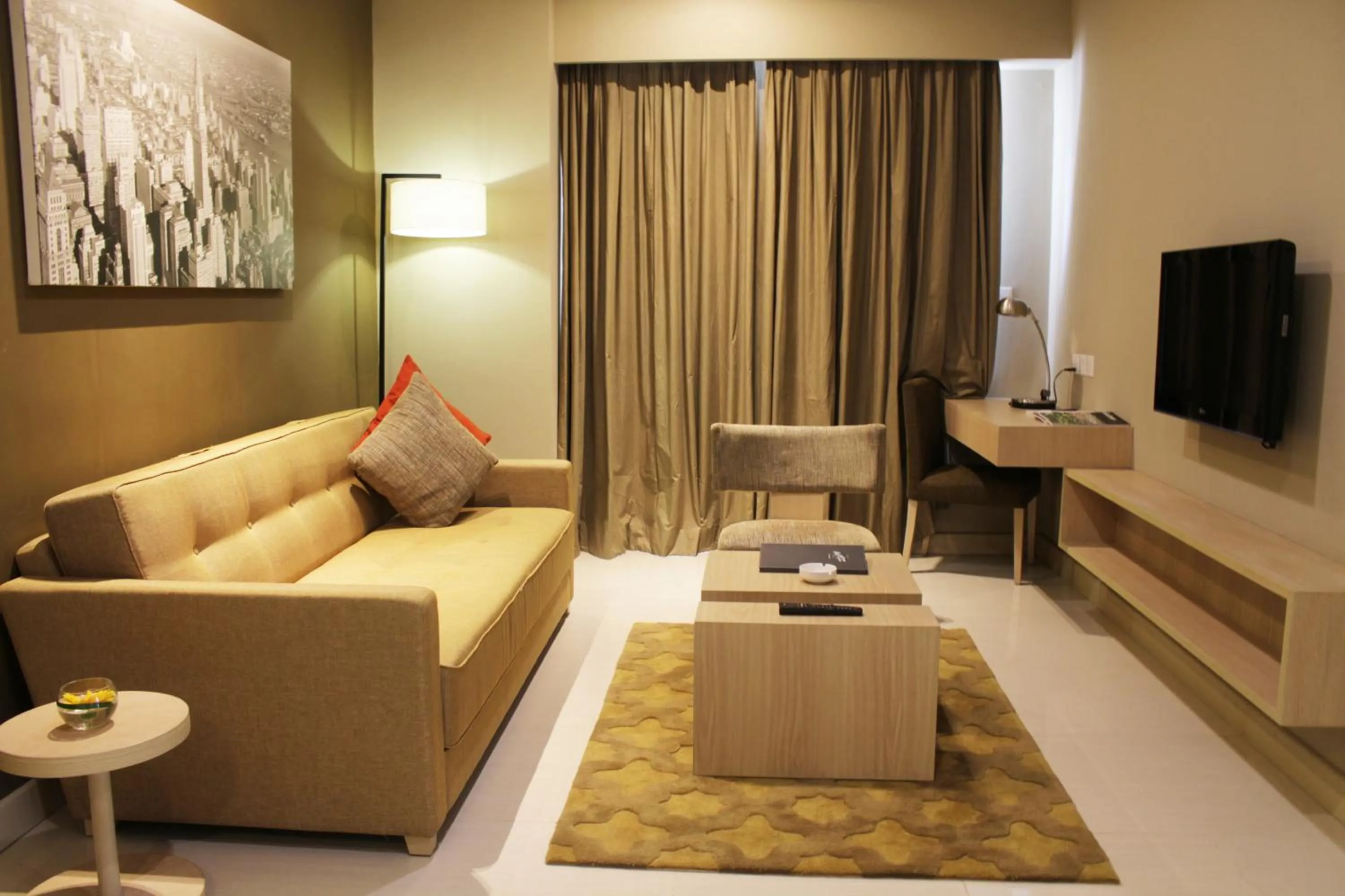 Living room in eL Hotel Jakarta