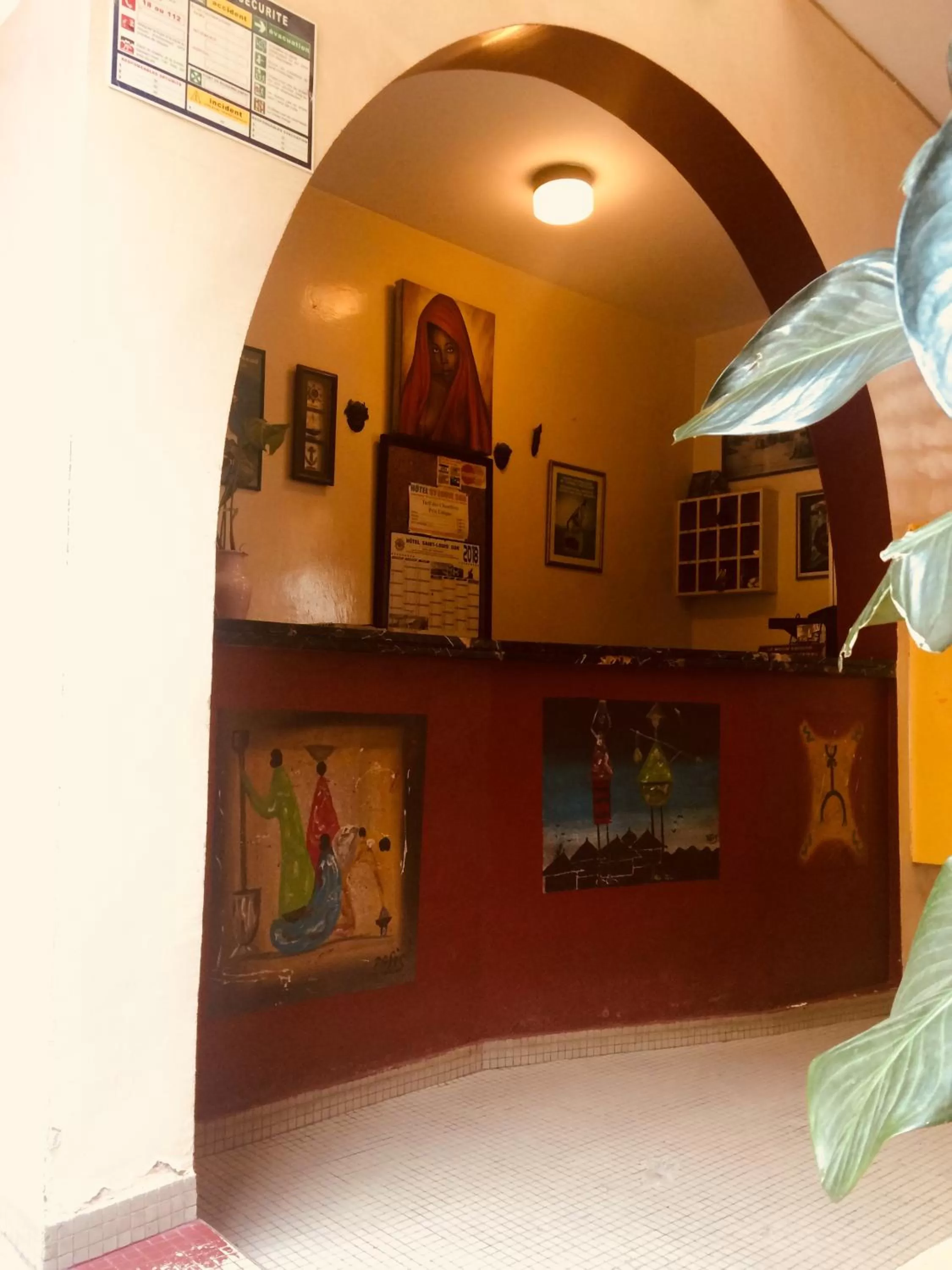 Lobby or reception in Hôtel Saint-Louis Sun Dakar