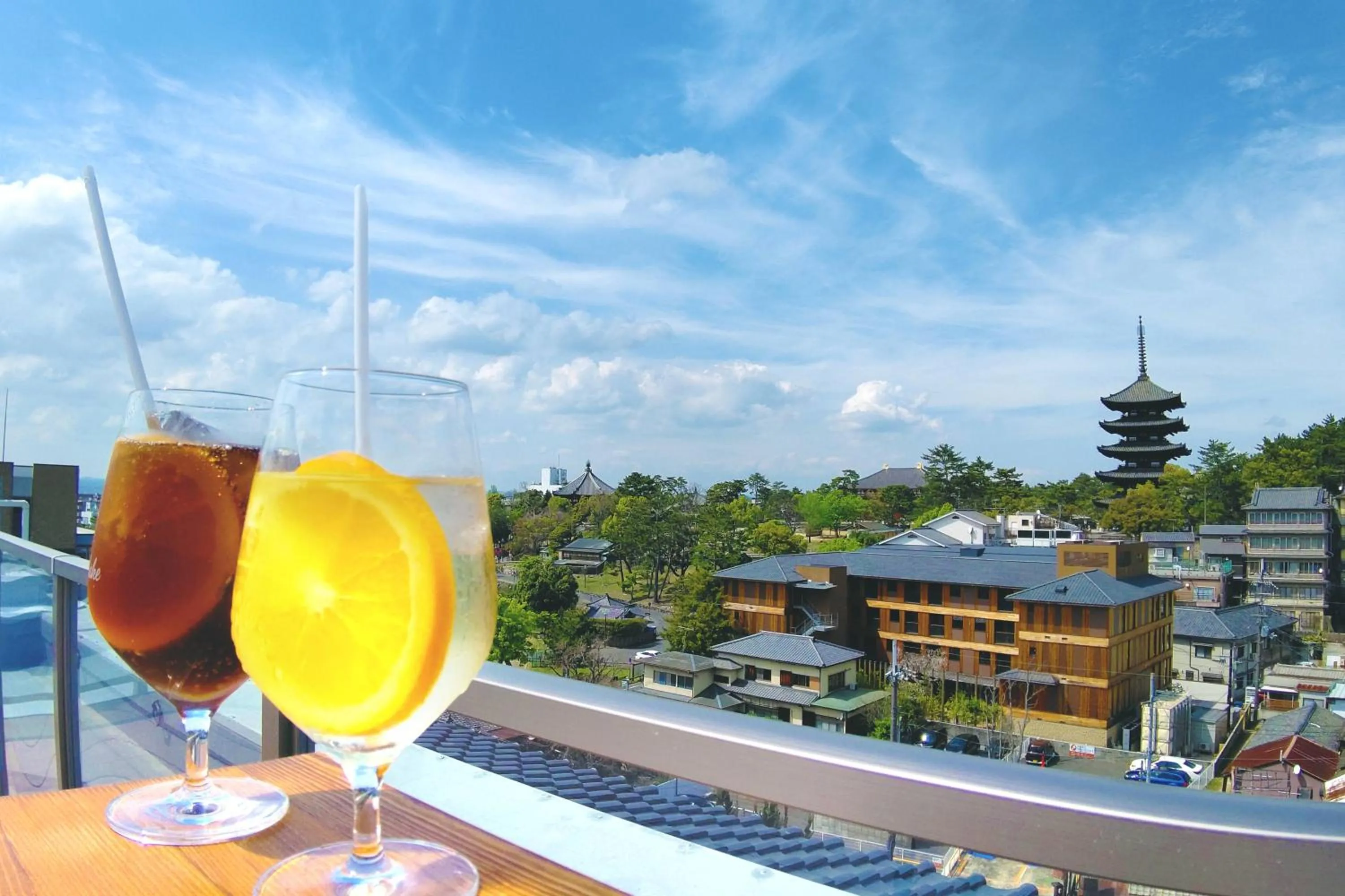 Balcony/Terrace in Asukasou Hotel
