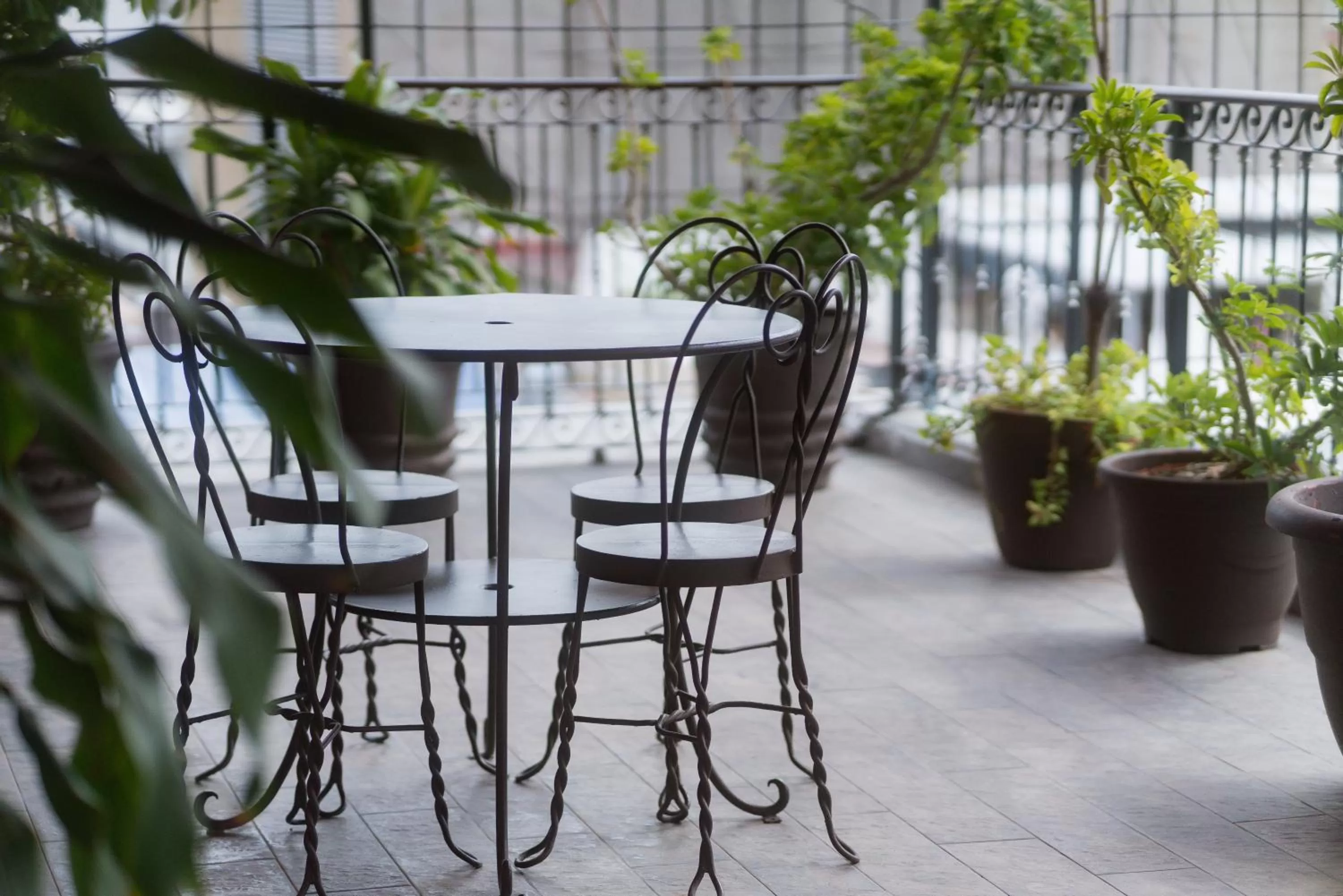 Balcony/Terrace in Hotel Santiago De Compostela - Guadalajara Centro Historico