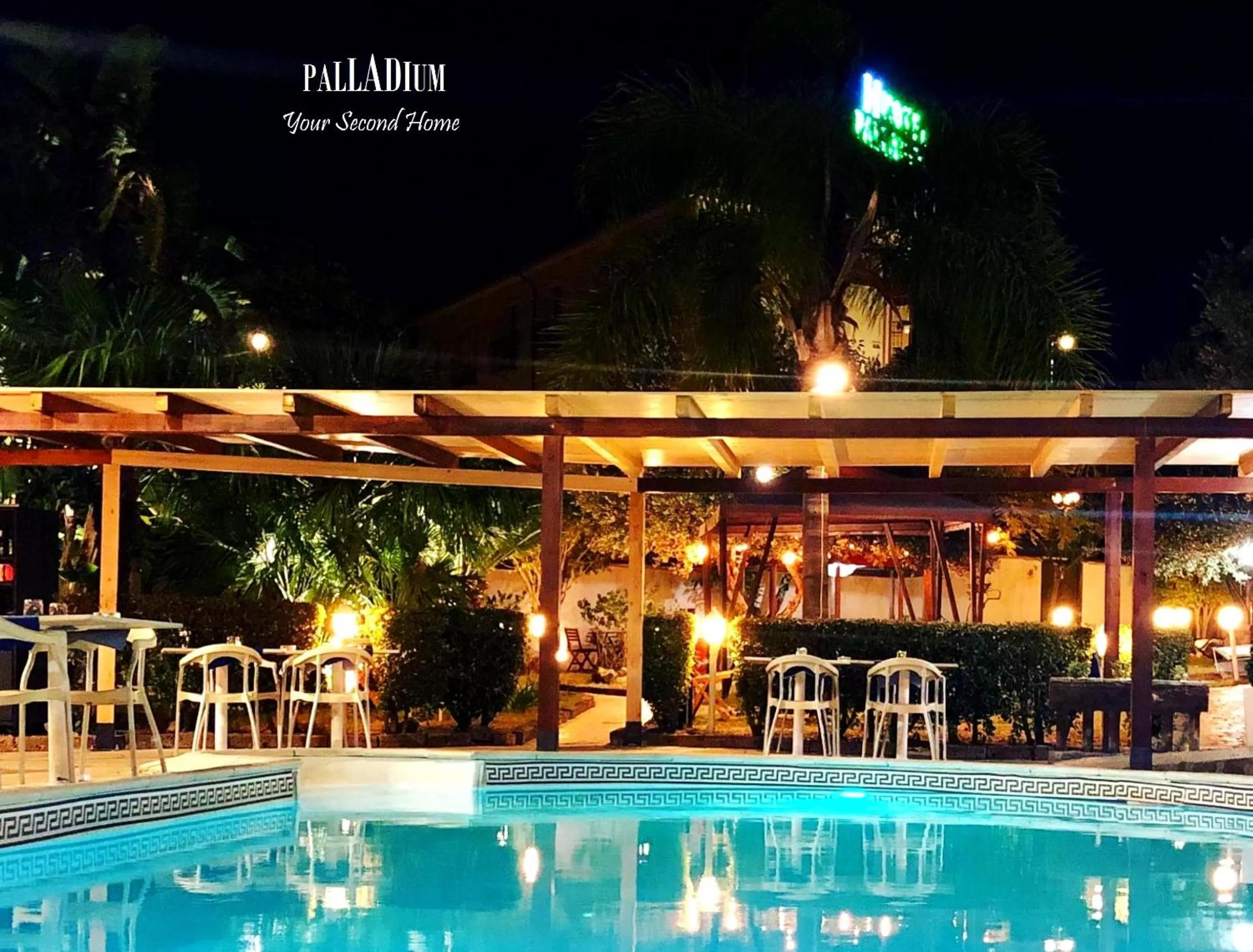 Patio in Hotel Palladium