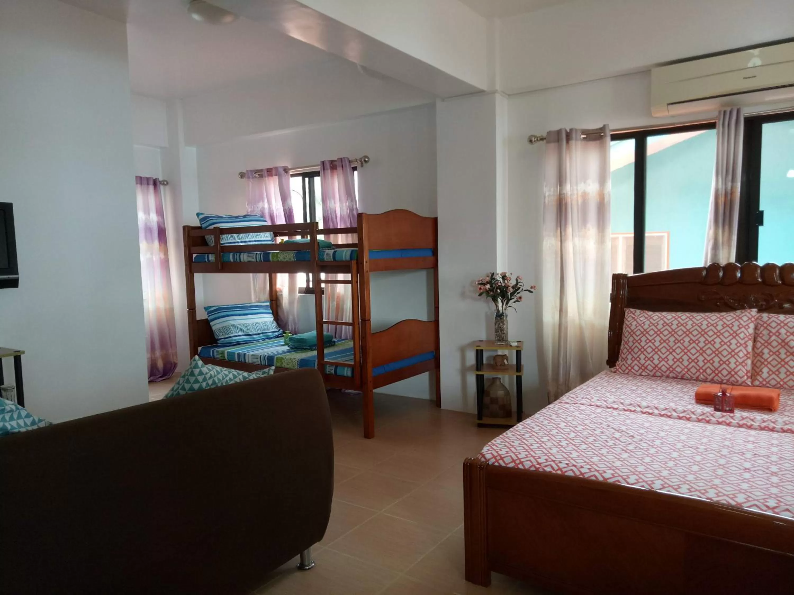 Bed in SmallFry's Beach Resort