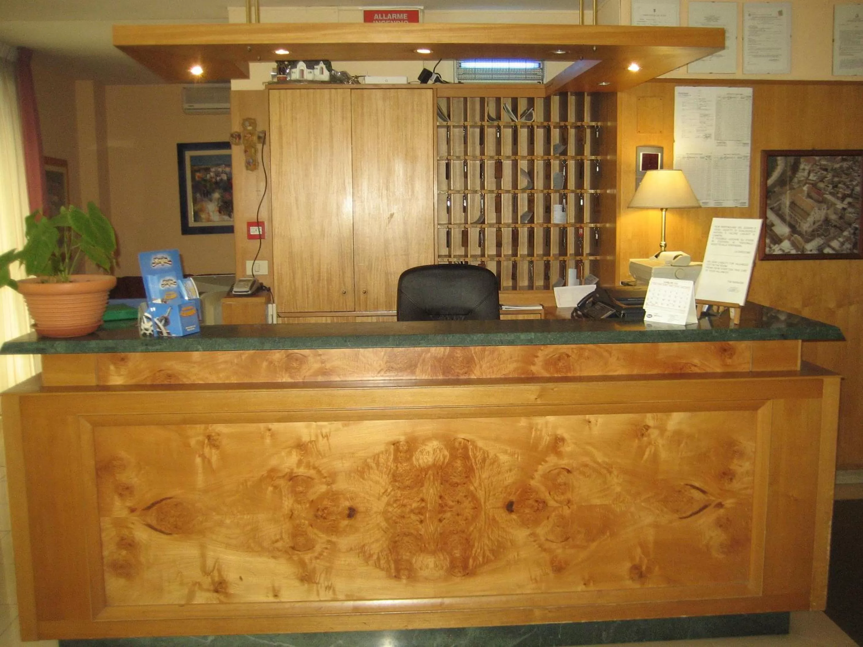 Lobby or reception in Campus Hotel