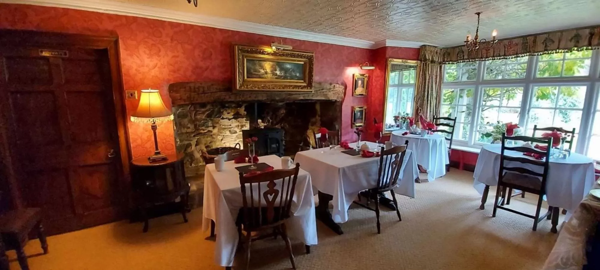Breakfast, Restaurant/Places to Eat in Glyn Isa Country House B&B and self catering Lodge