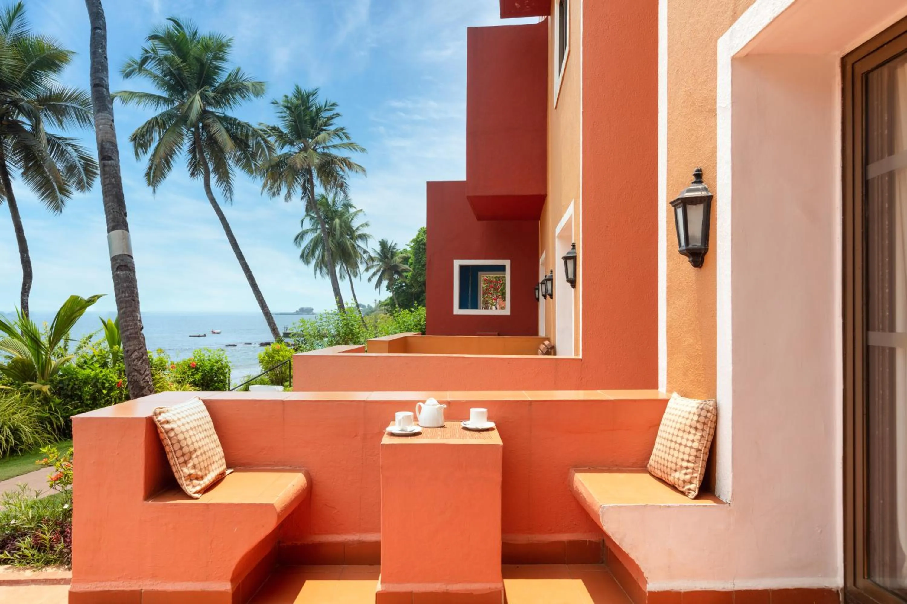 Seating area in Taj Cidade de Goa Heritage, Goa