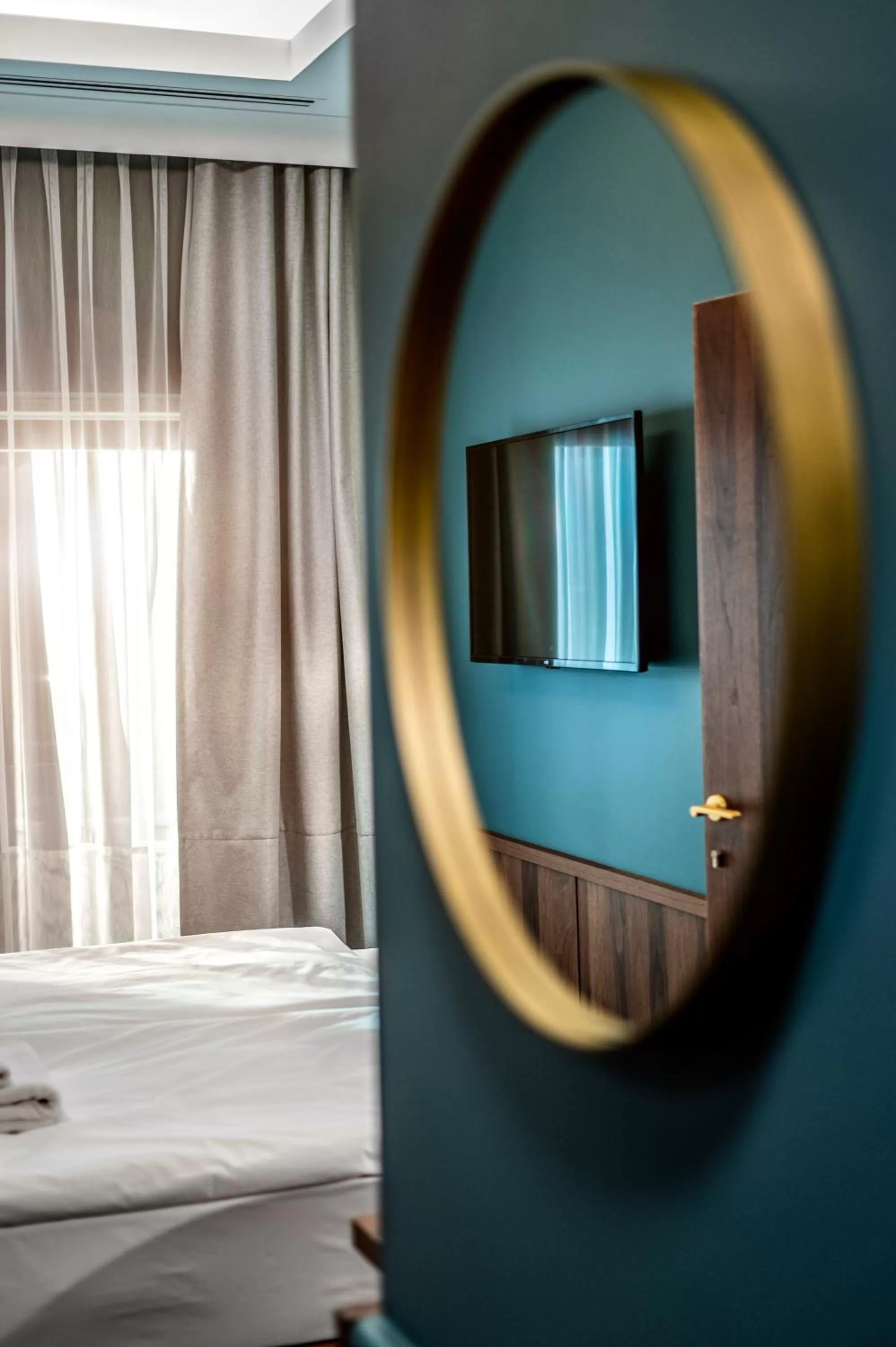 Decorative detail, TV/Entertainment Center in Palatinus Boutique Hotel