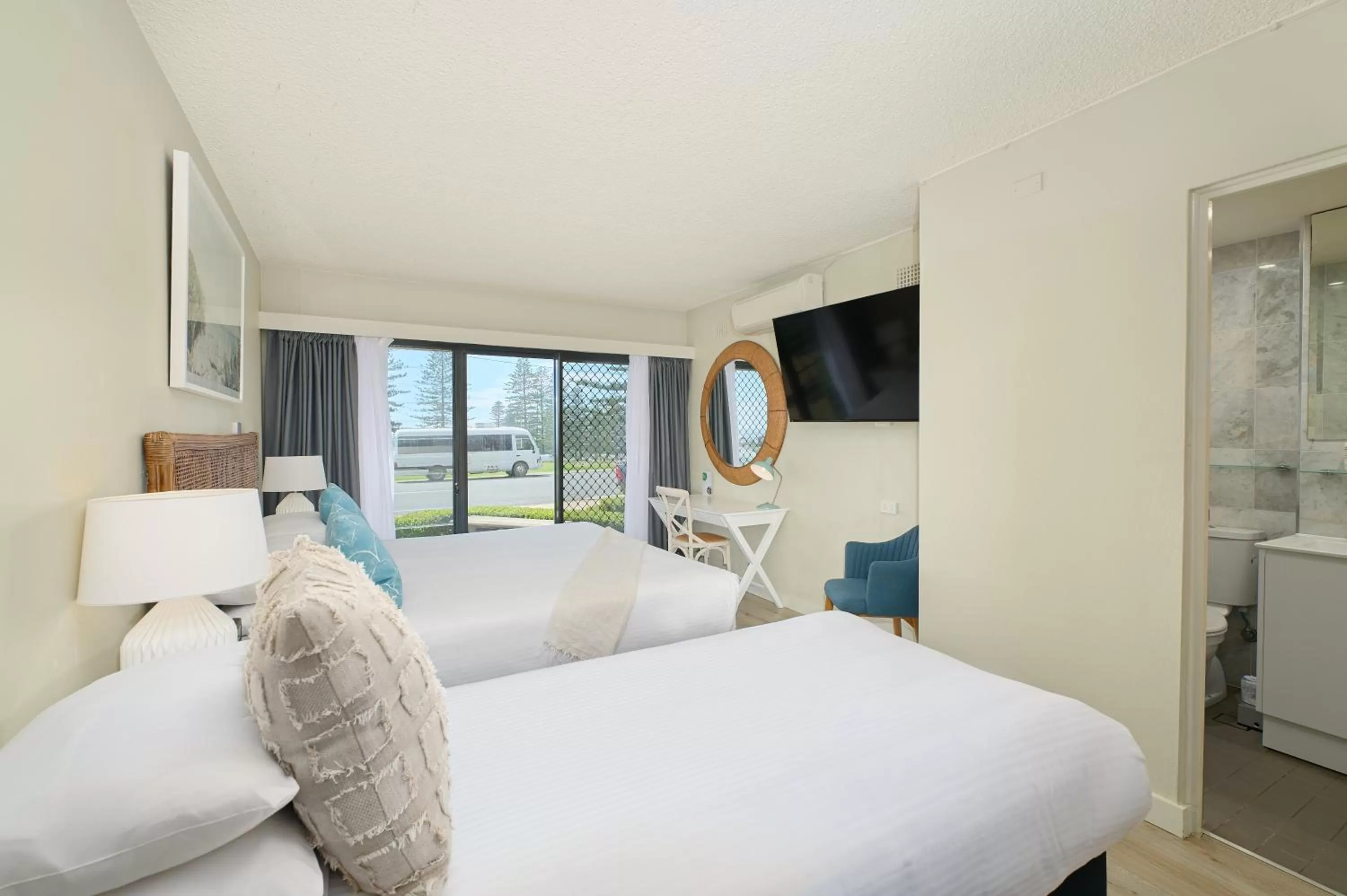Bed in ibis Styles Port Macquarie