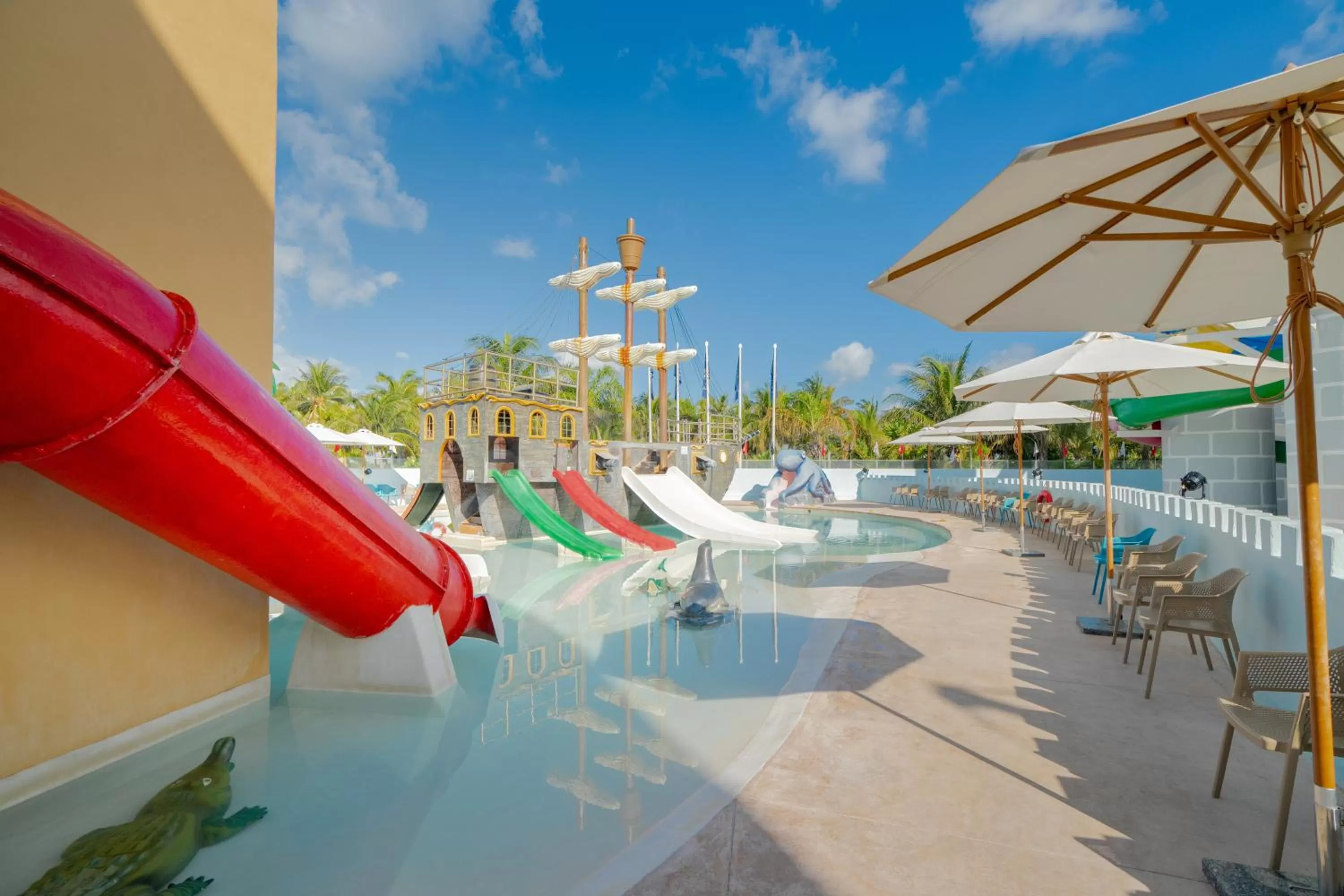 Aqua park in Seadust Cancun Family Resort - All Inclusive