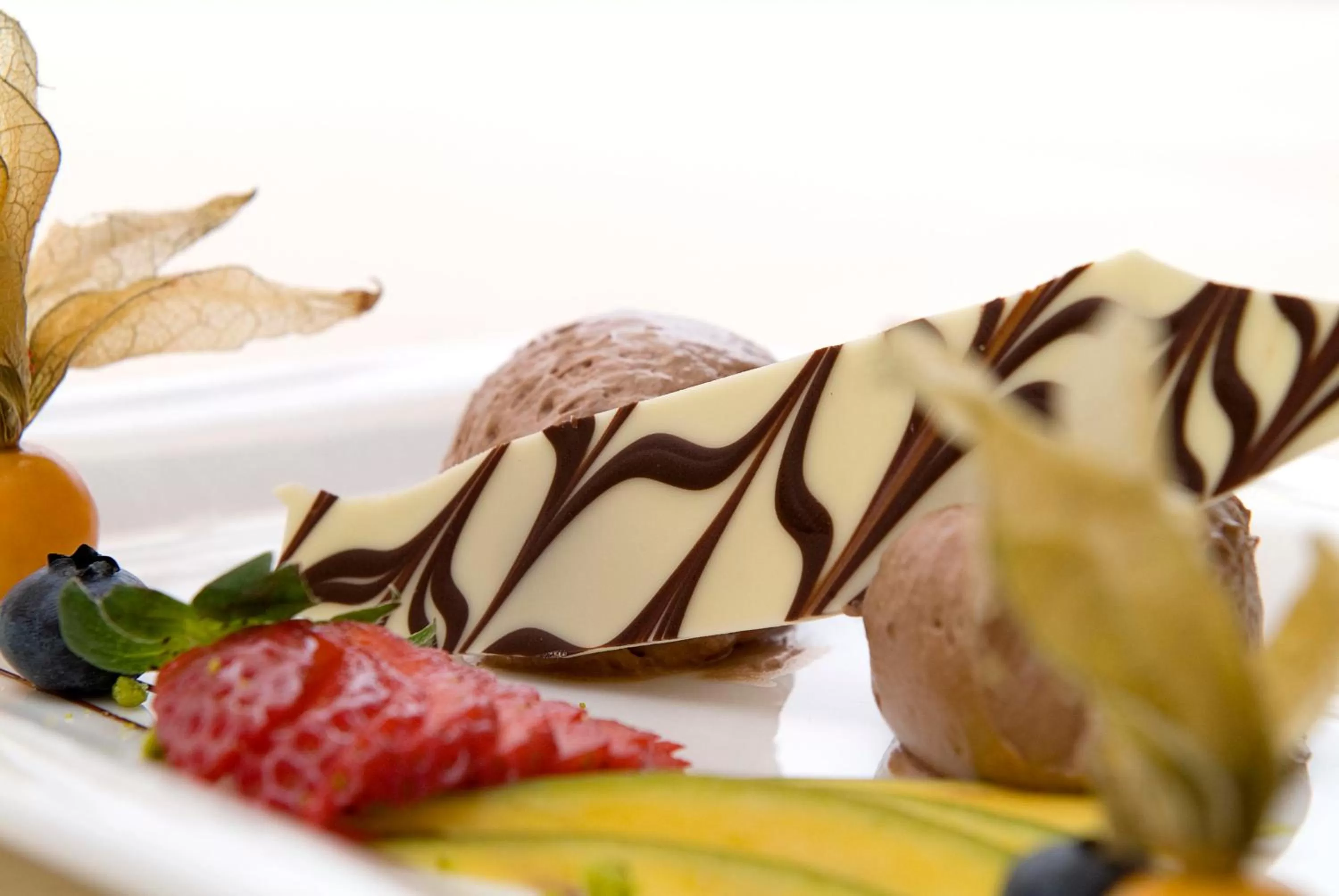 Food close-up in Hotel Restaurant Roemer